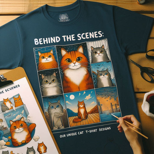 Behind the Scenes: Creating Our Unique Cat T-Shirt Designs