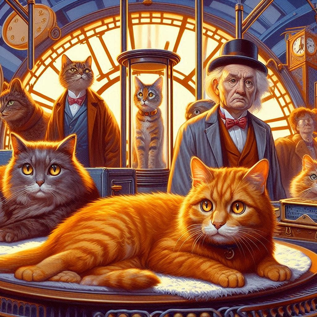What If Cats Could Time Travel? – Would They Fix the Past or Just Nap in Different Centuries?