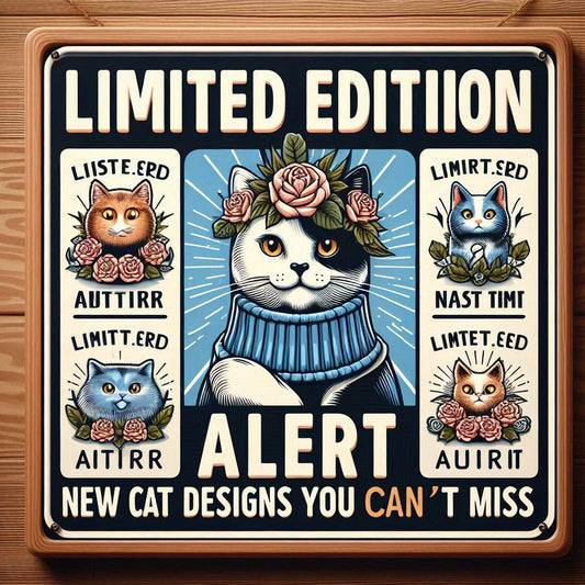 🚨 Limited Edition Alert: New Cat Designs You Can’t Miss!