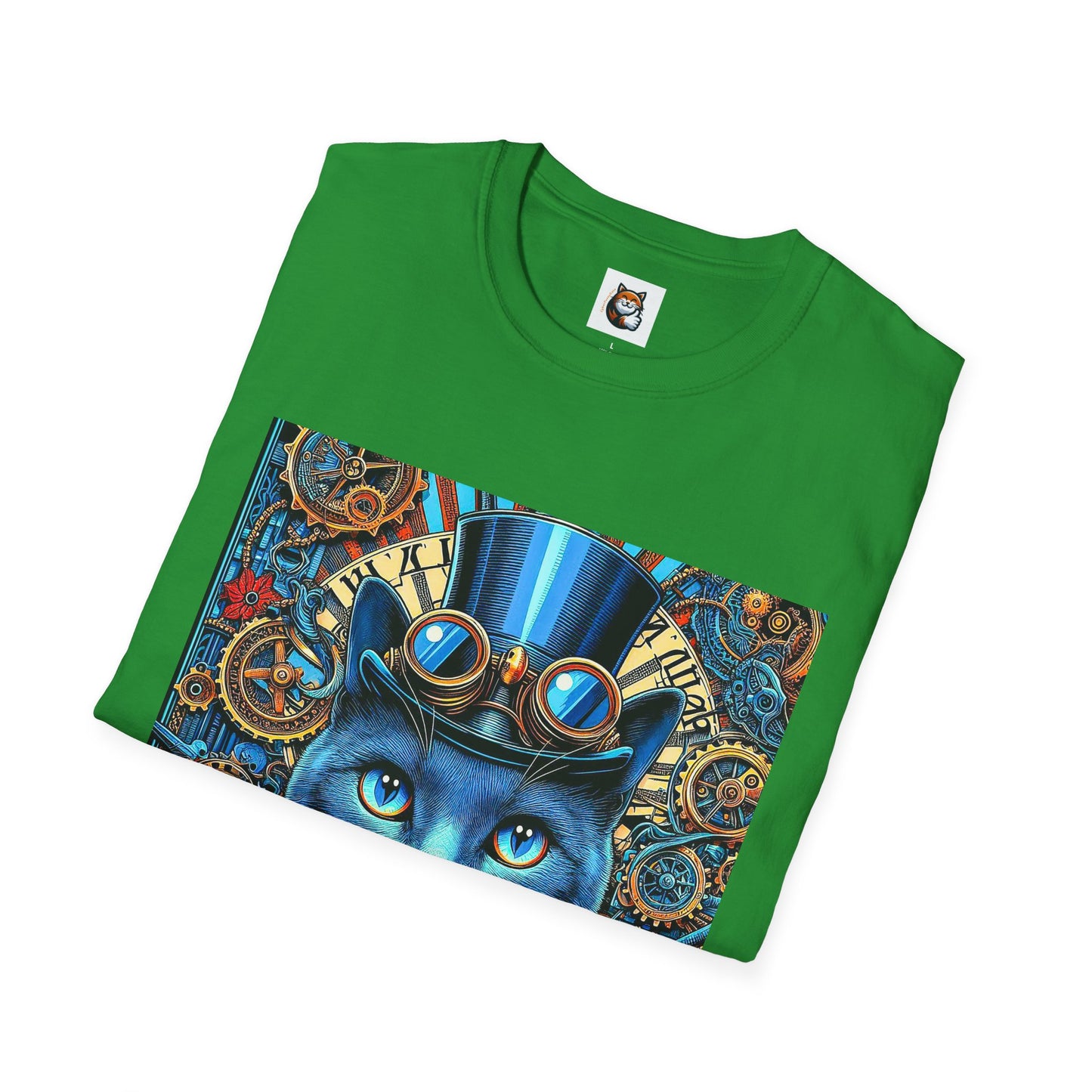 Russian Blue Cat Unisex Softstyle T-Shirt