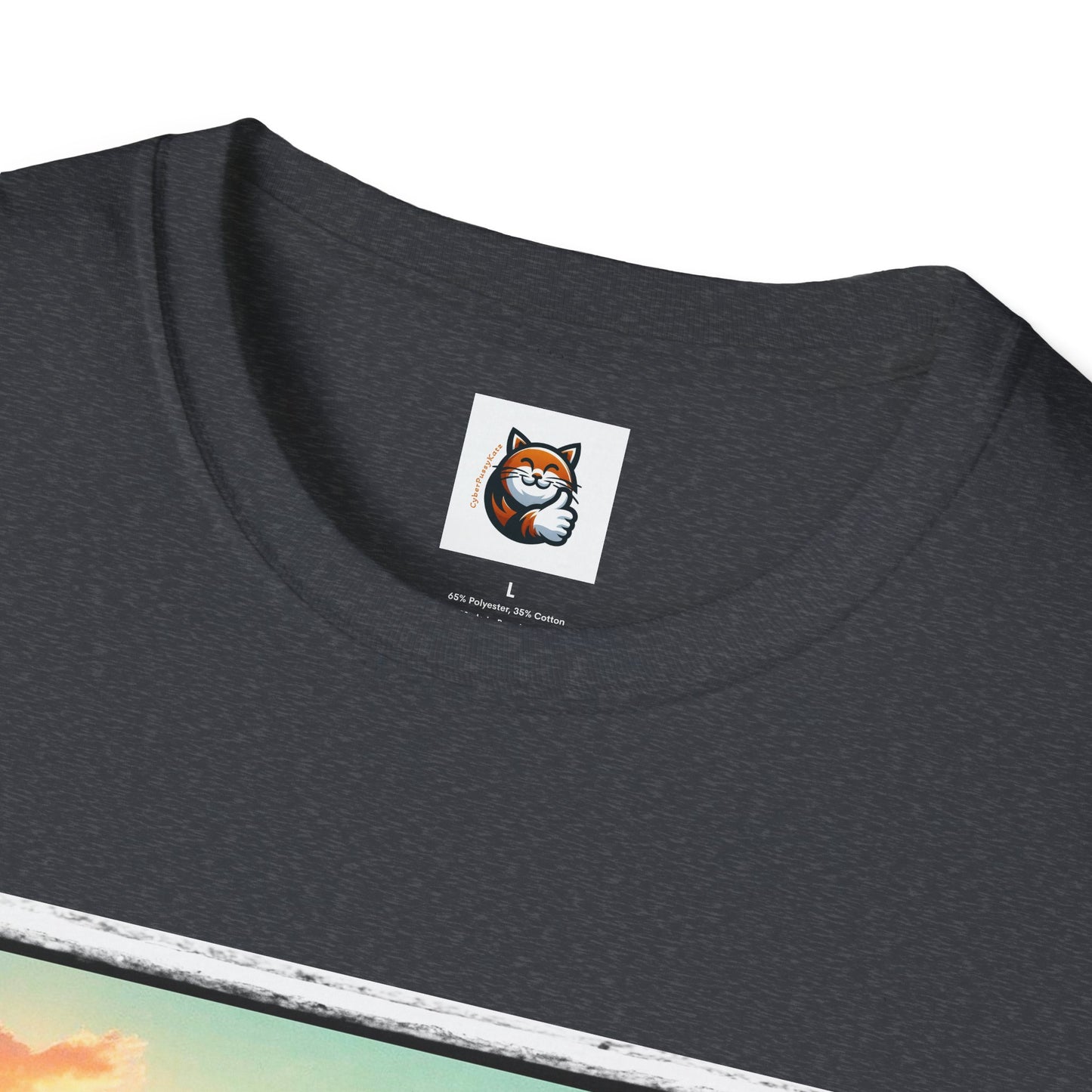 Wacky Cornish Rex Cat couple driving T-Shirt