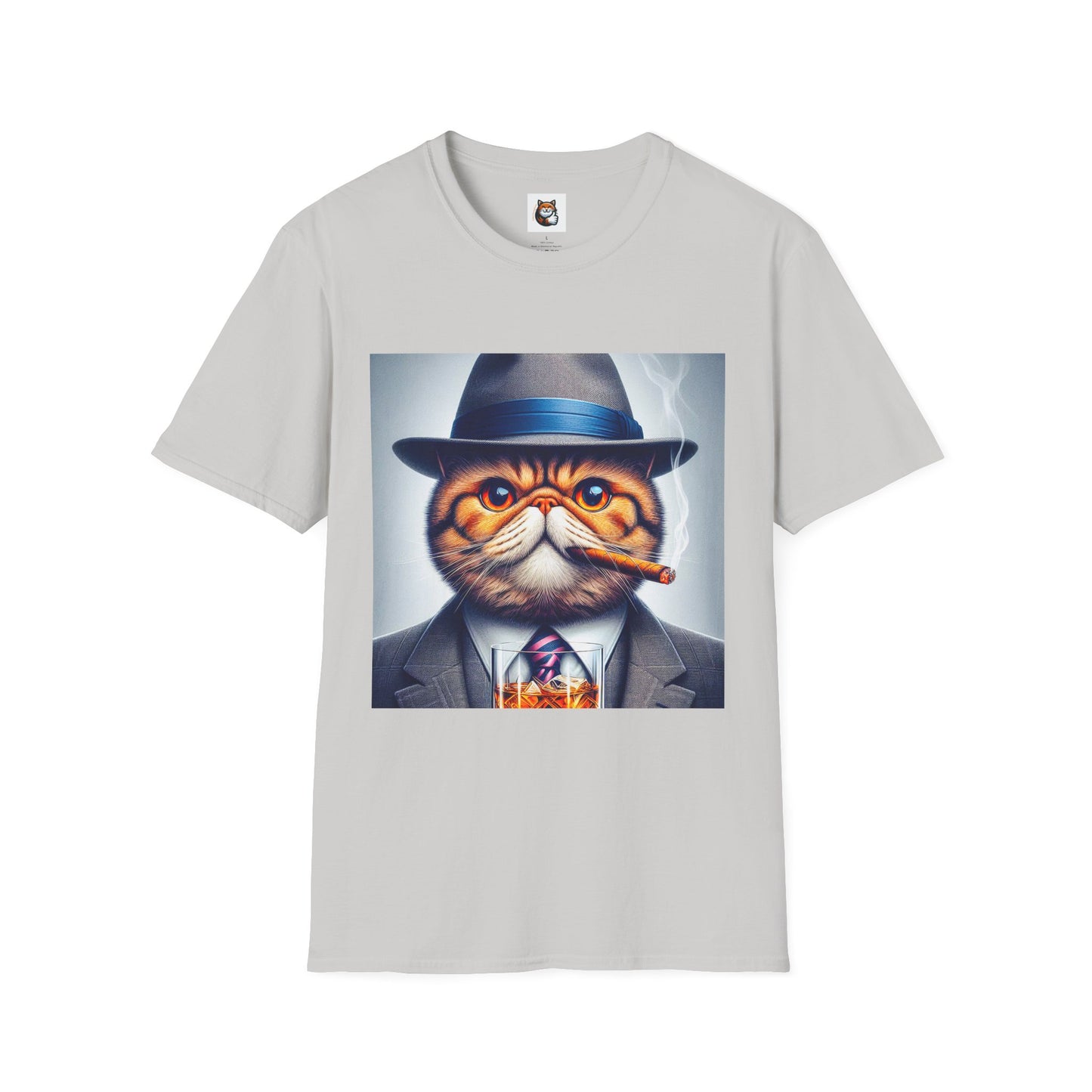 Exotic Shorthair Cat Unisex Softstyle T-Shirt