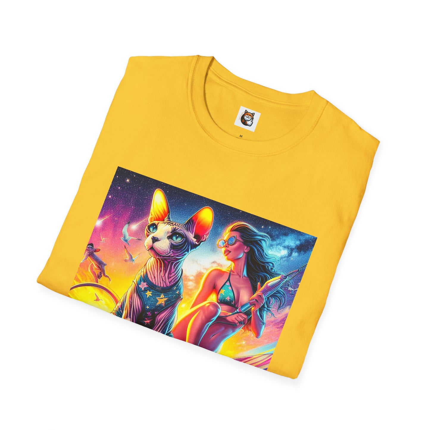 Sphynx Cat surfing queen shirt
