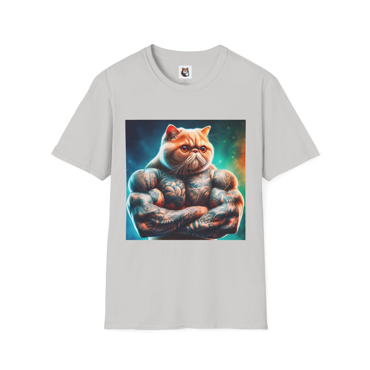 Exotic Shorthair Cat Unisex Softstyle T-Shirt