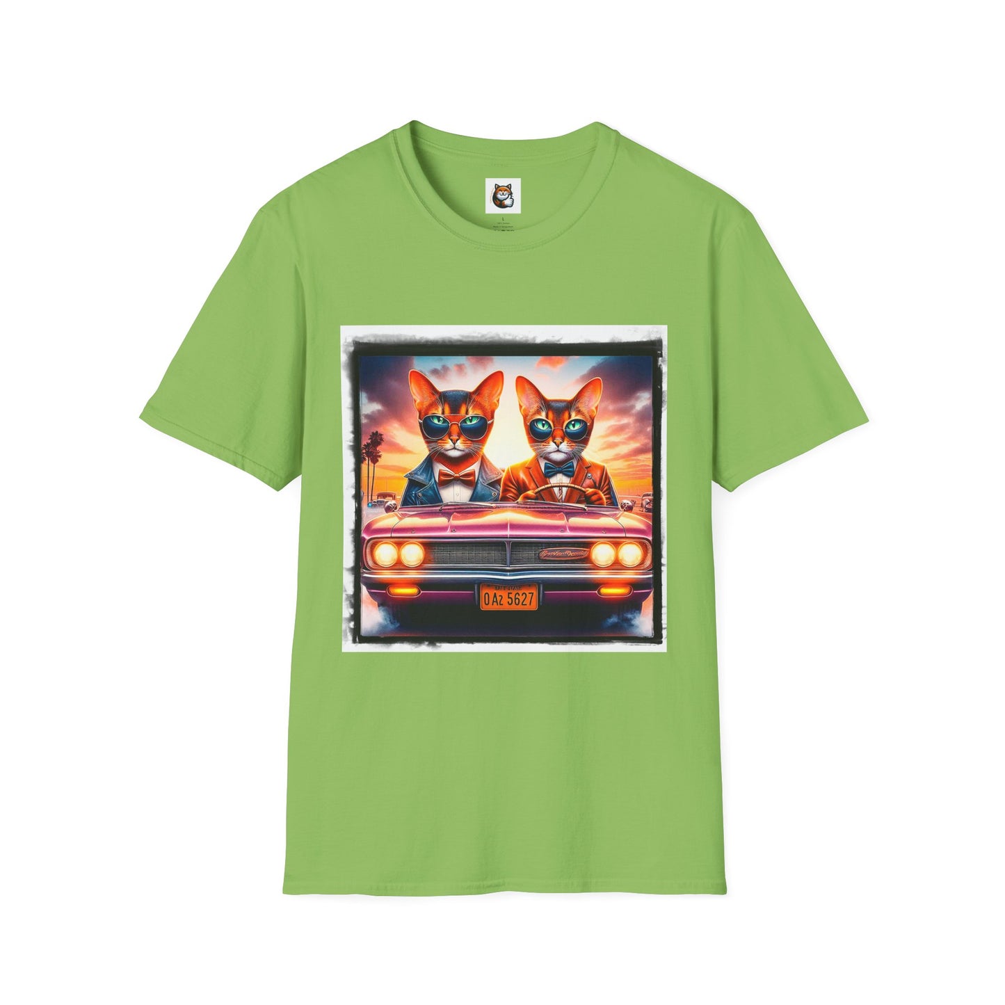 Wacky car driving Unisex Softstyle T-Shirt