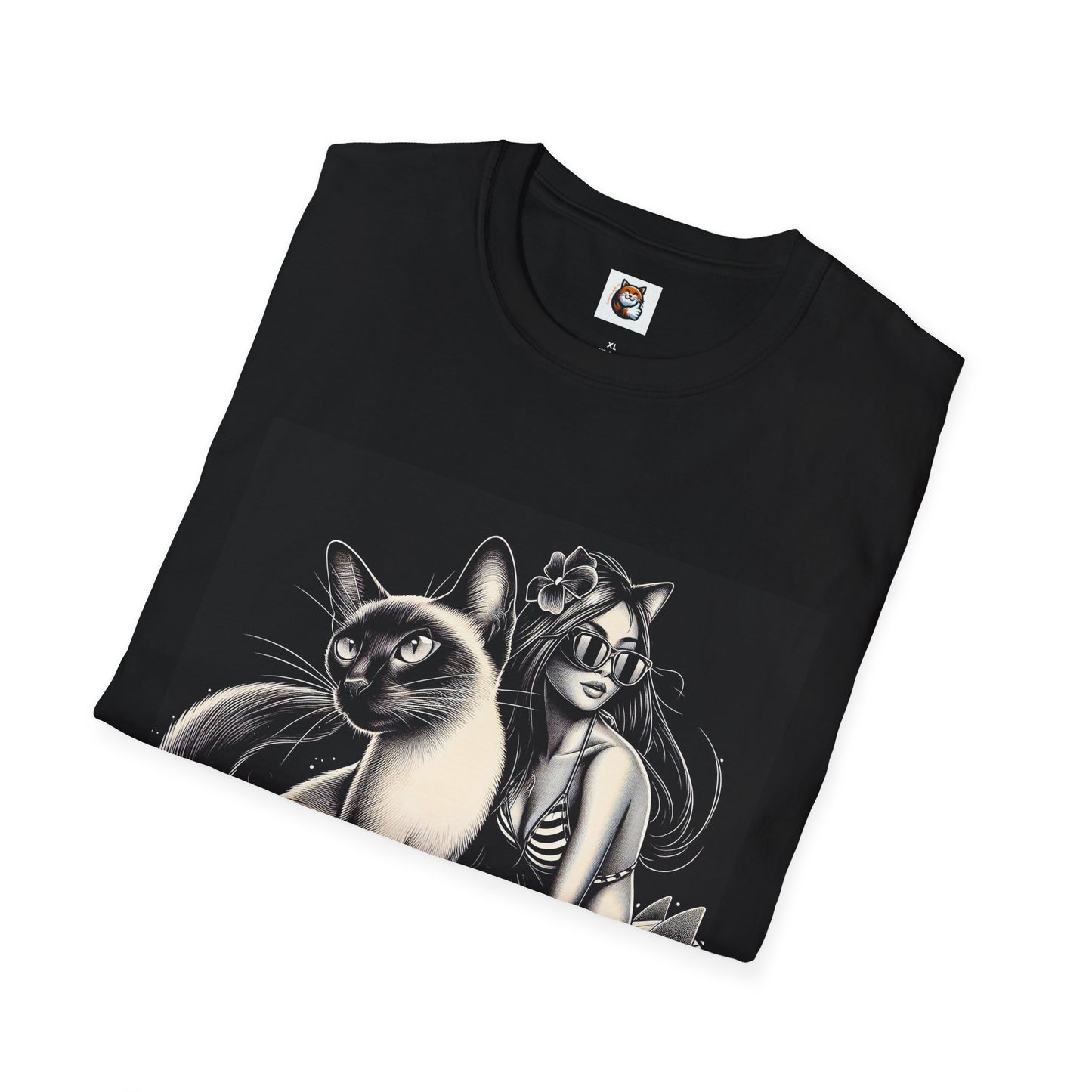 Siamese Cat surfing queen