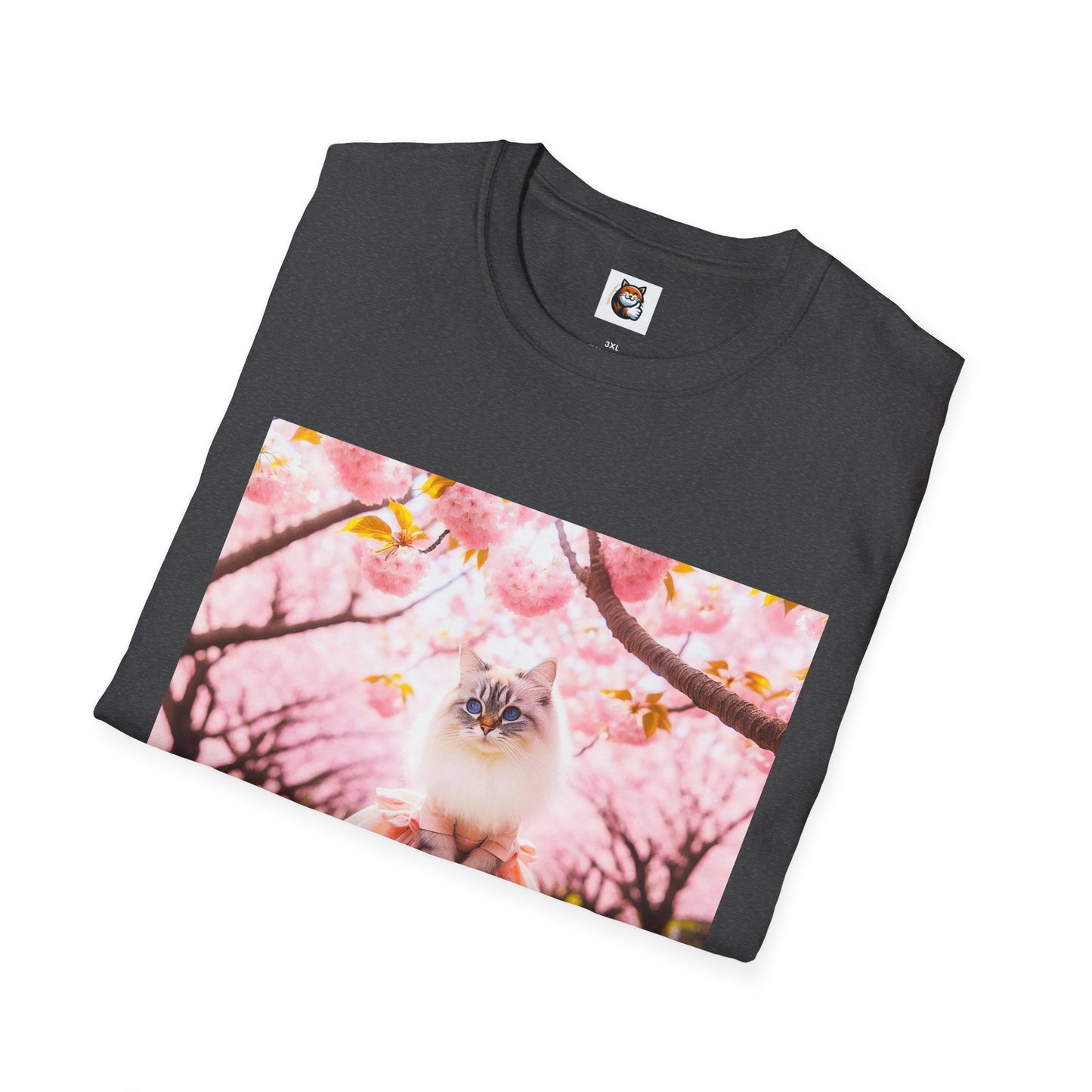 Siberian Cat pink dress shirt