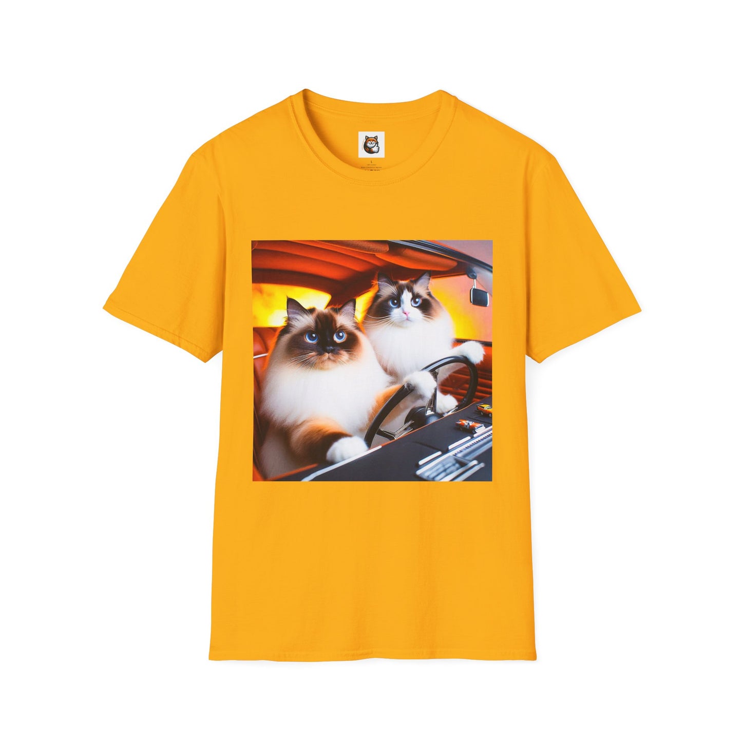 Wacky Ragdoll Unisex Softstyle T-Shirt