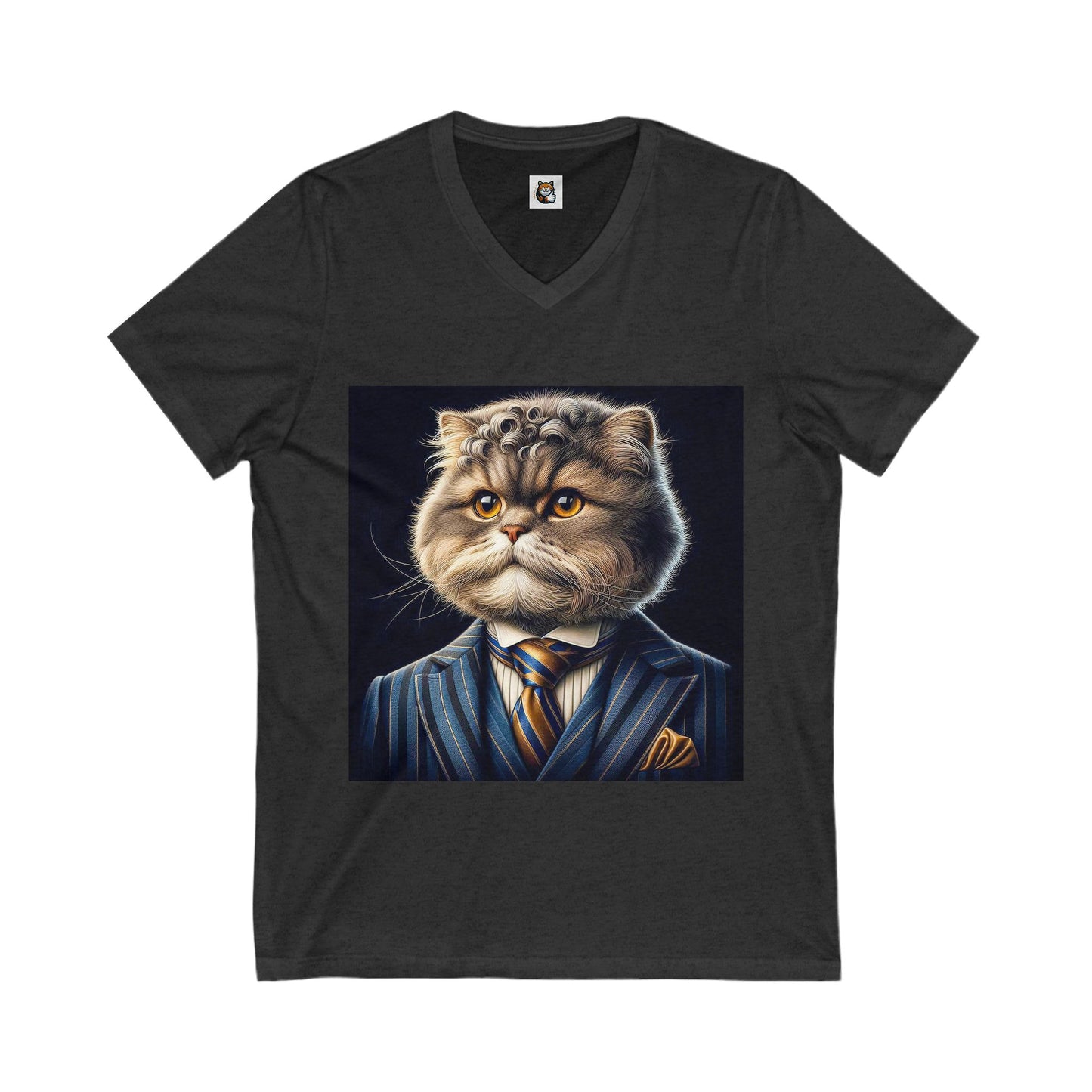 - Selkirk Rex Design V-Neck suit and tie