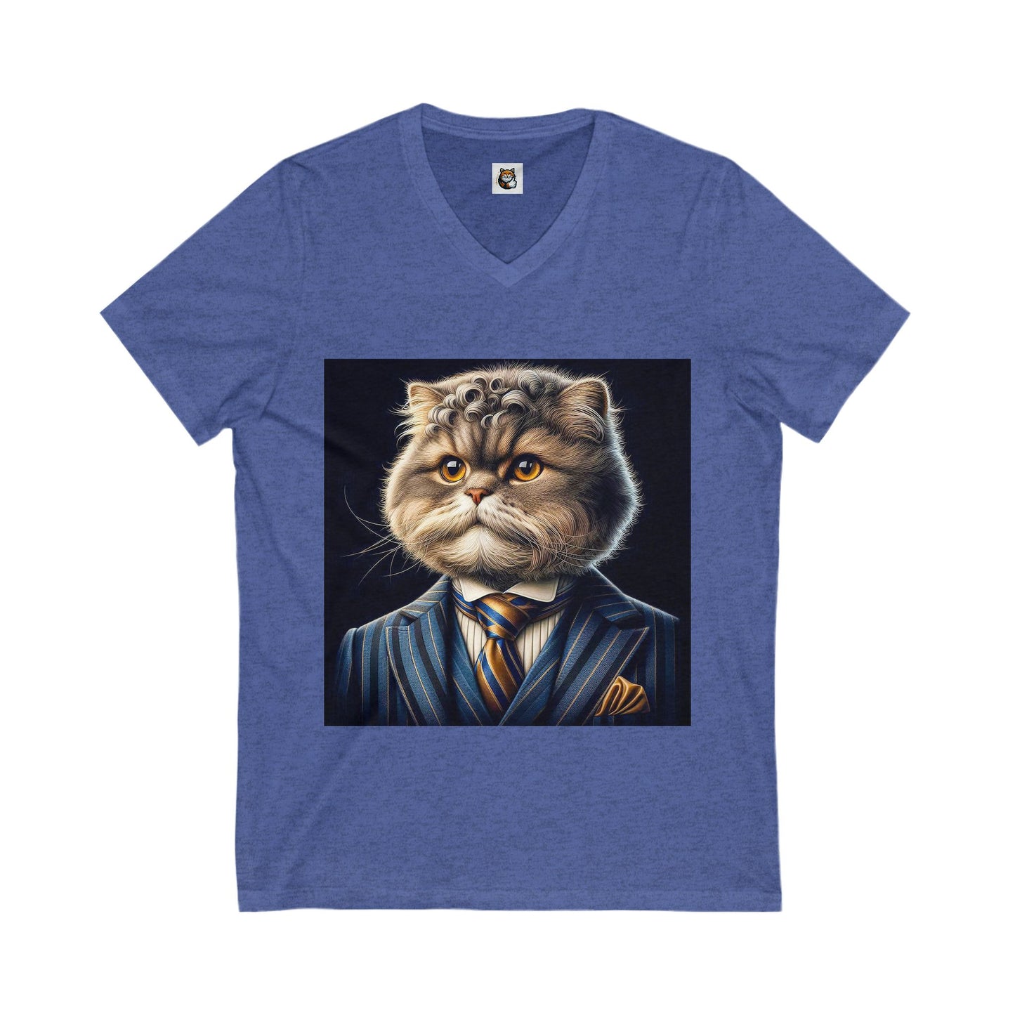 - Selkirk Rex Design V-Neck suit and tie