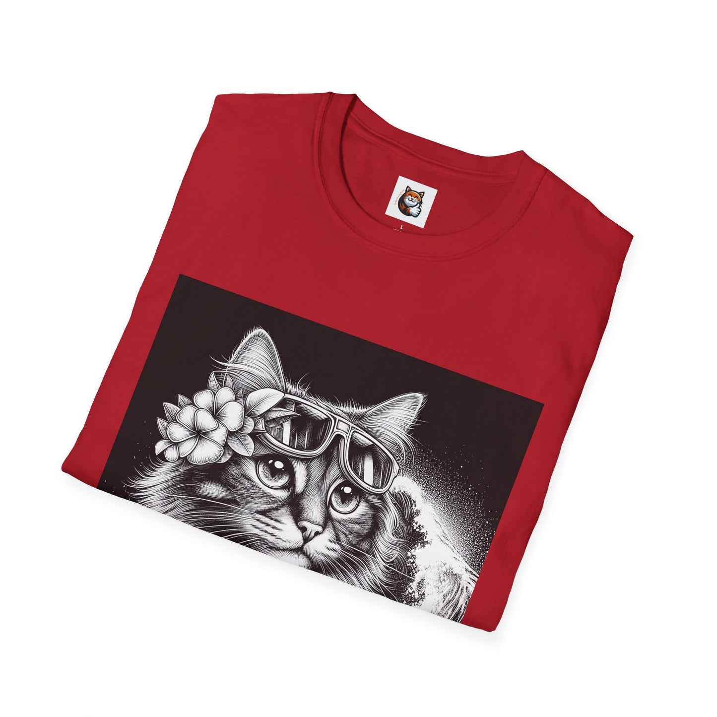 Domestic Cat black and white T-Shirt