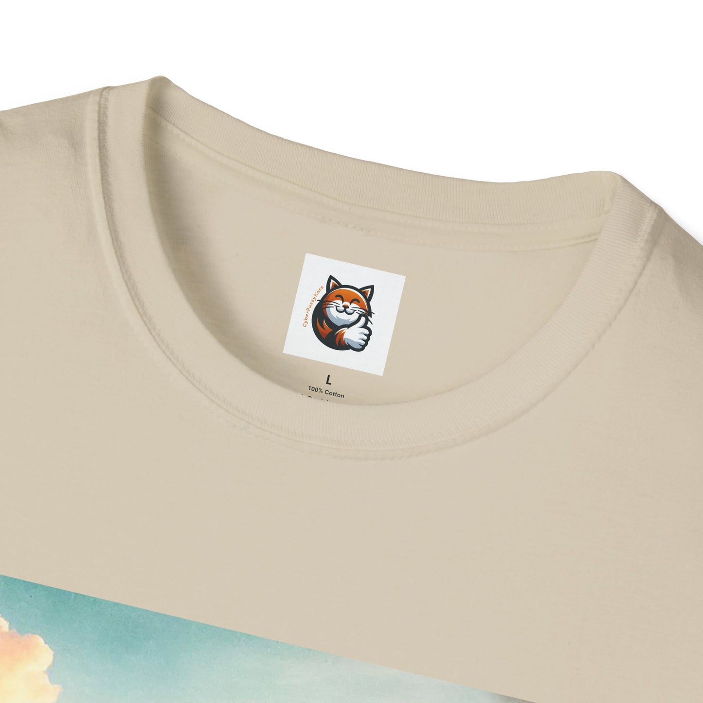 Wacky Norwegian Forest Cat Unisex Softstyle T-Shirt