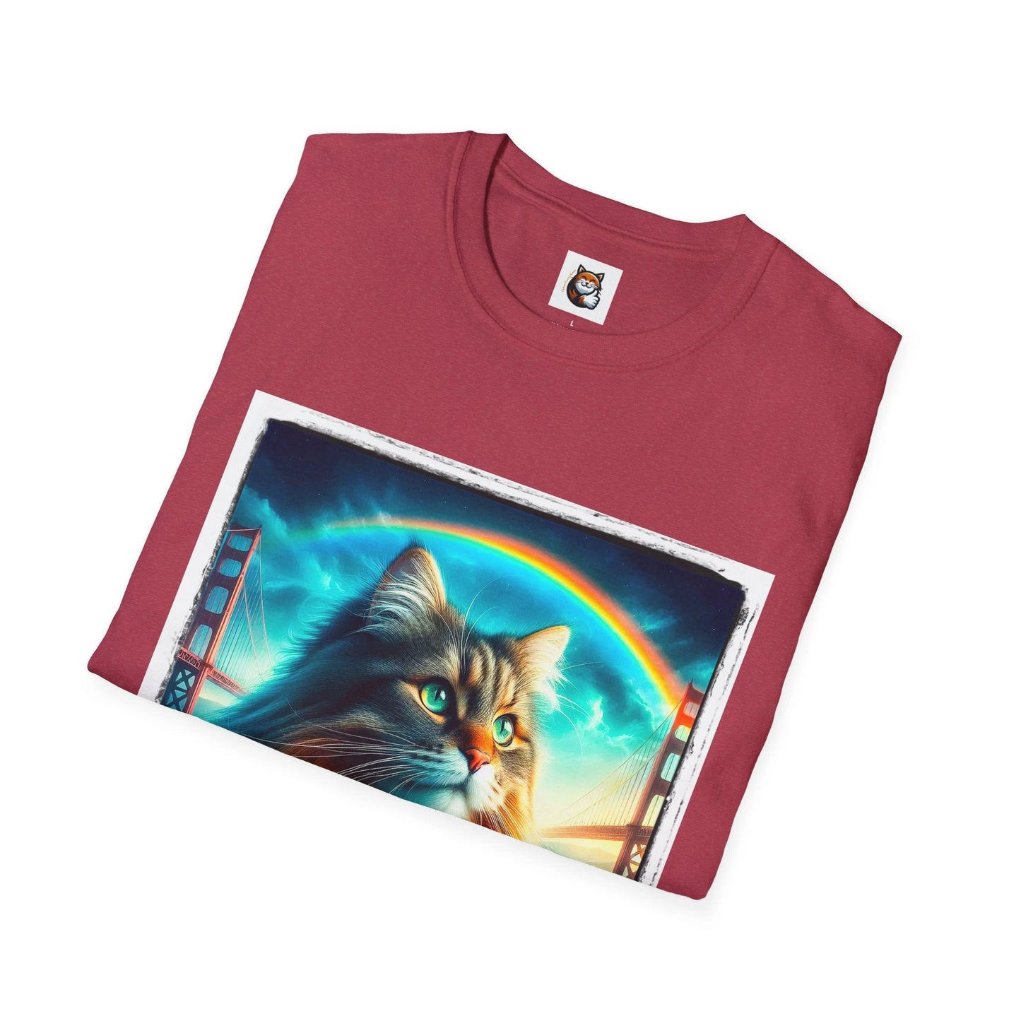 Norwegian Forest Cat Unisex Softstyle T-Shirt by Printify