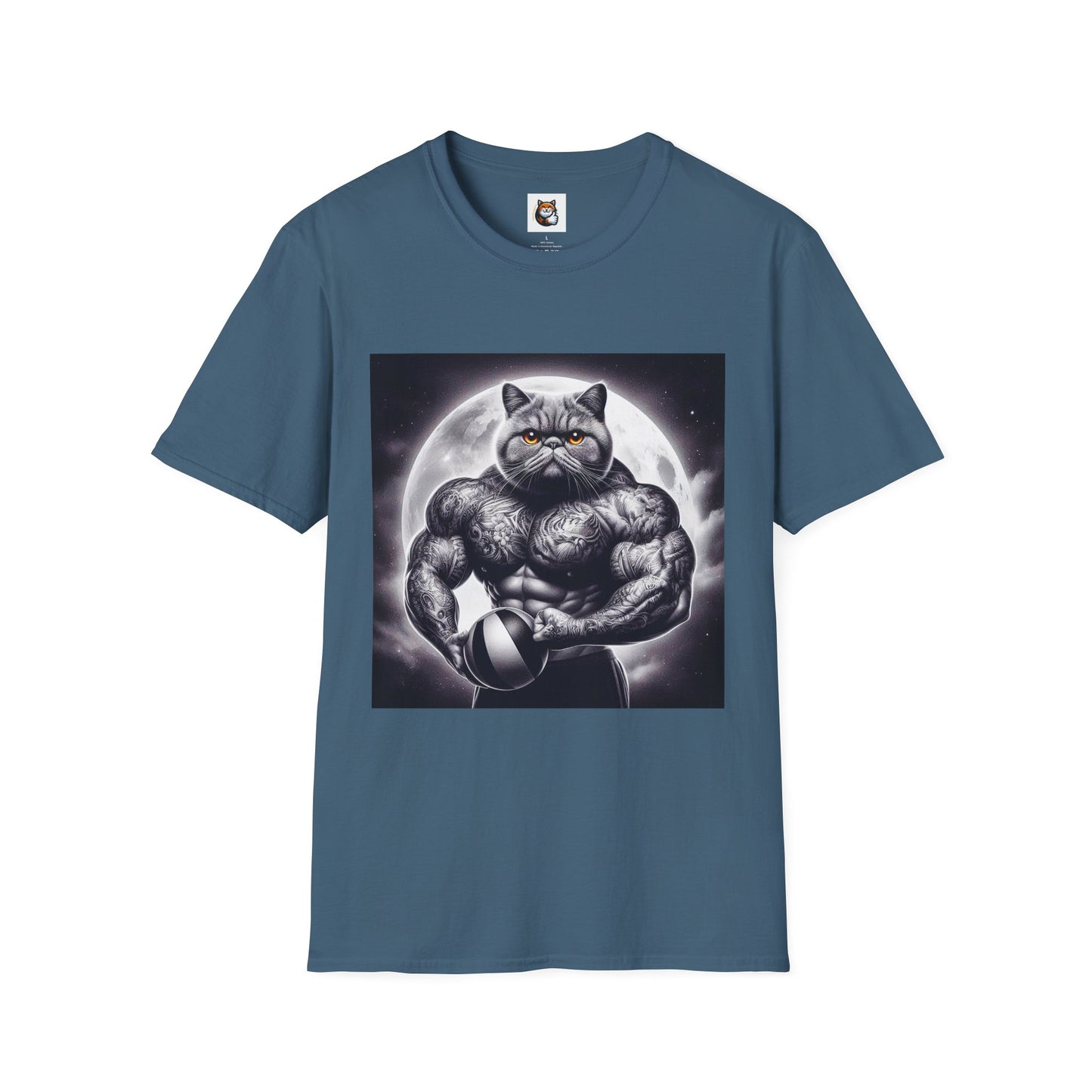 Exotic Shorthair Cat Unisex Softstyle T-Shirt
