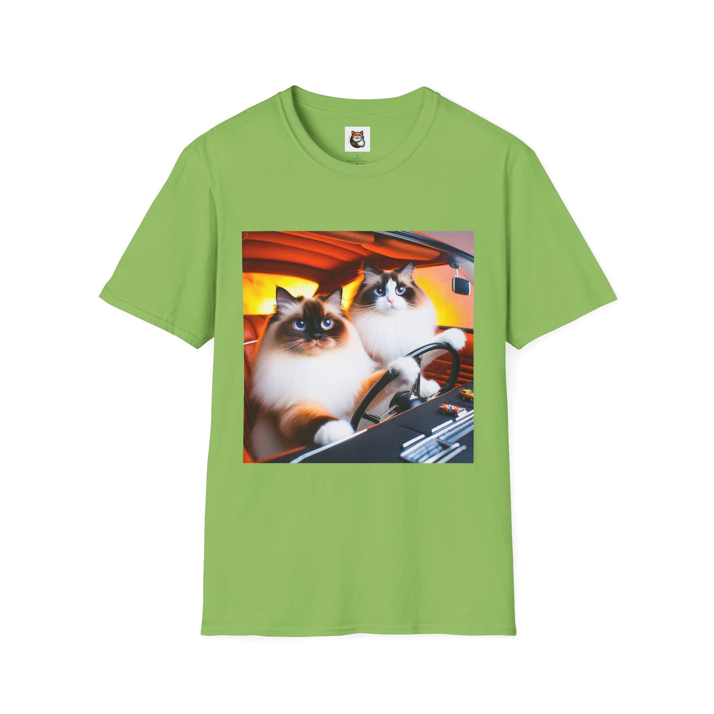 Wacky Ragdoll Unisex Softstyle T-Shirt