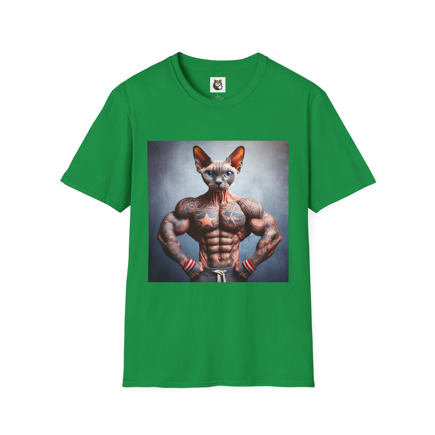 Devon Rex Cat Unisex Softstyle T-Shirt