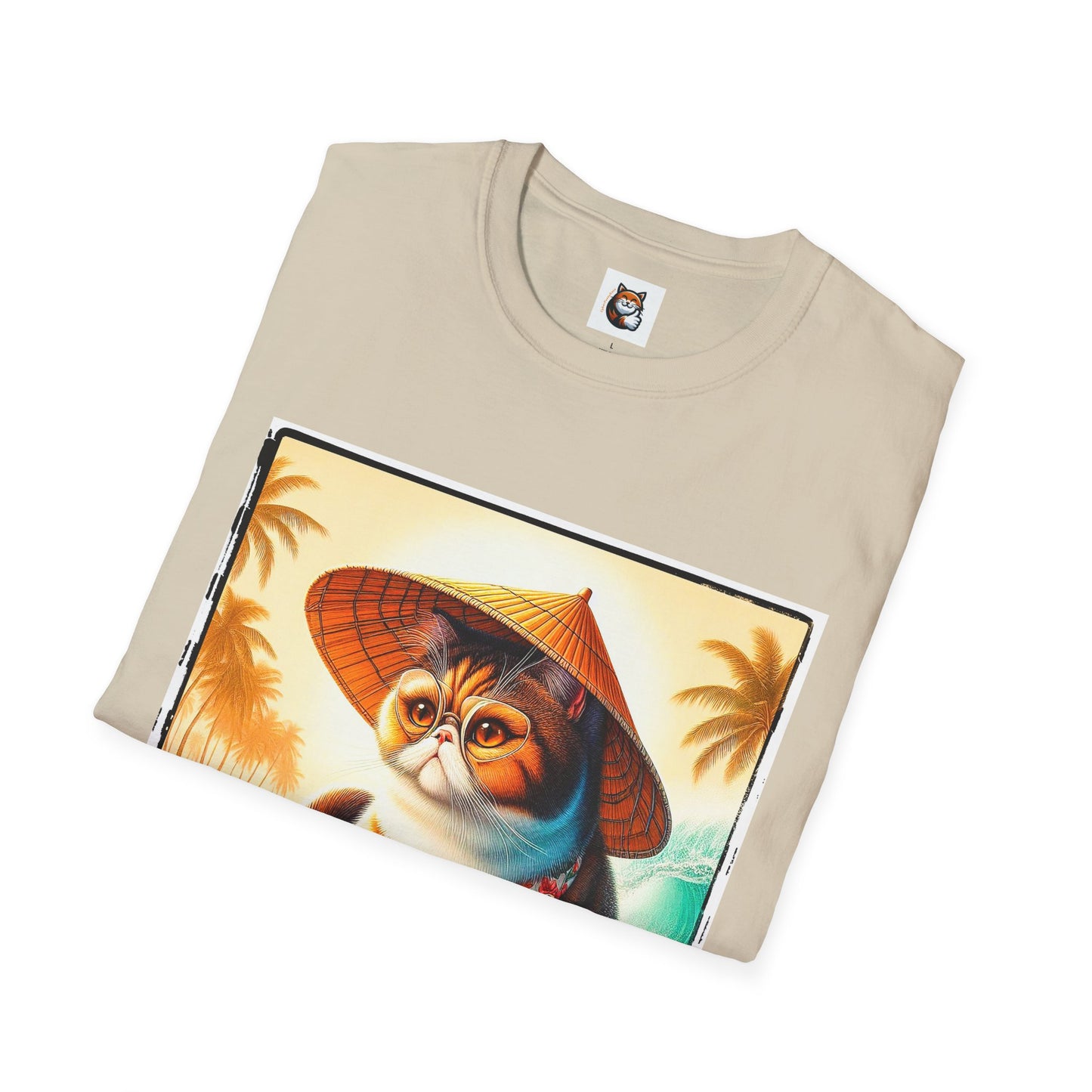 Exotic Shorthair Cat Unisex Softstyle T-Shirt