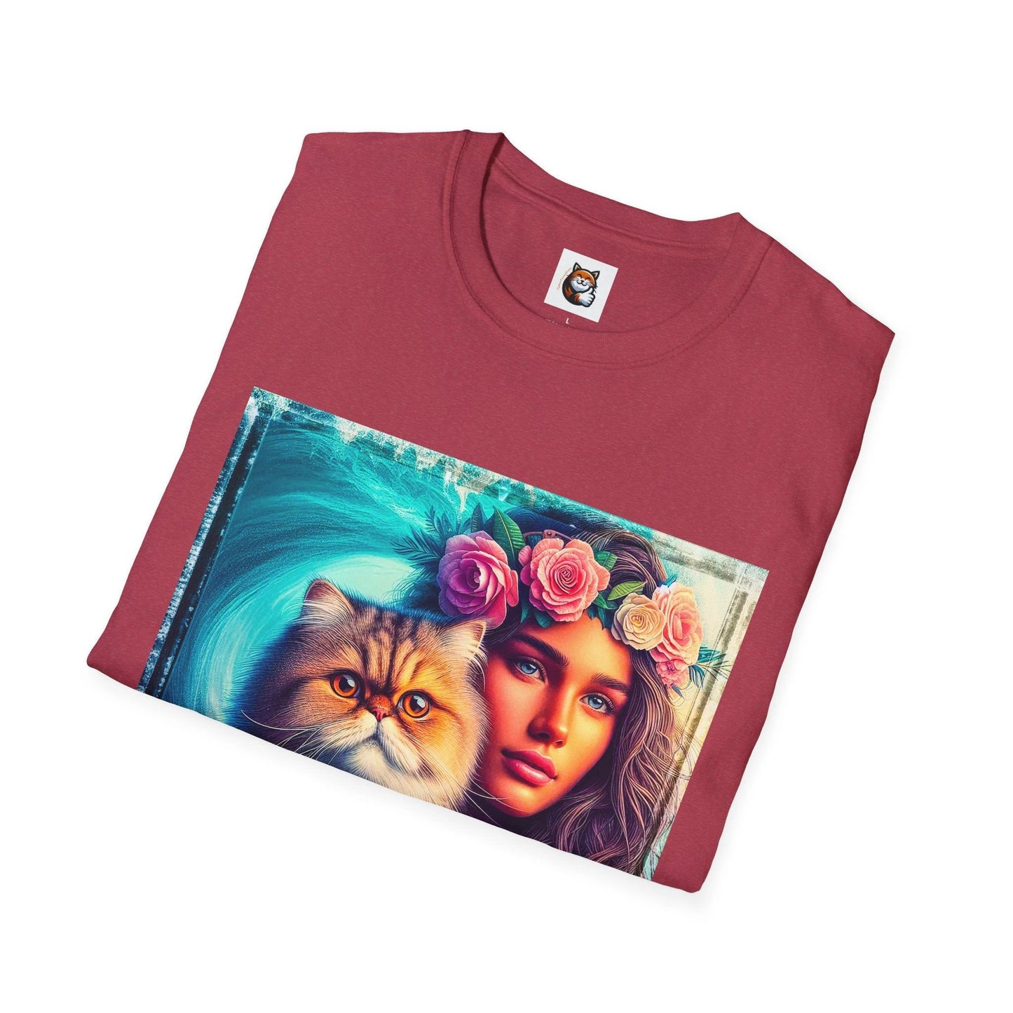 Persian Cat Unisex Softstyle T-Shirt by Printify