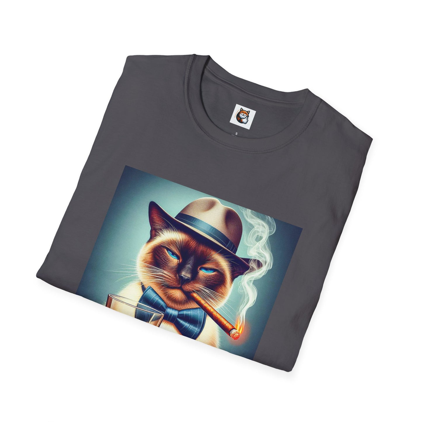 Siamese Cat smoking shirt
