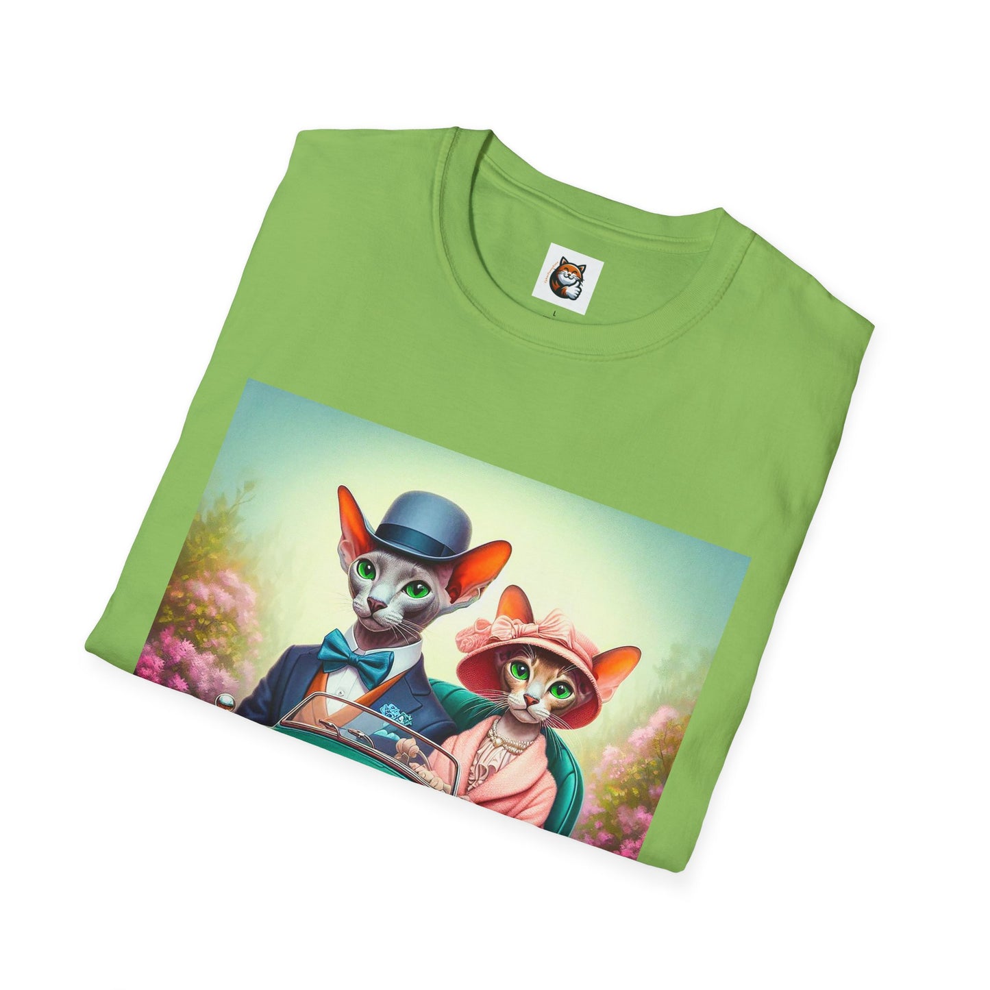 Wacky Oriental Shorthair Unisex Softstyle T-Shirt