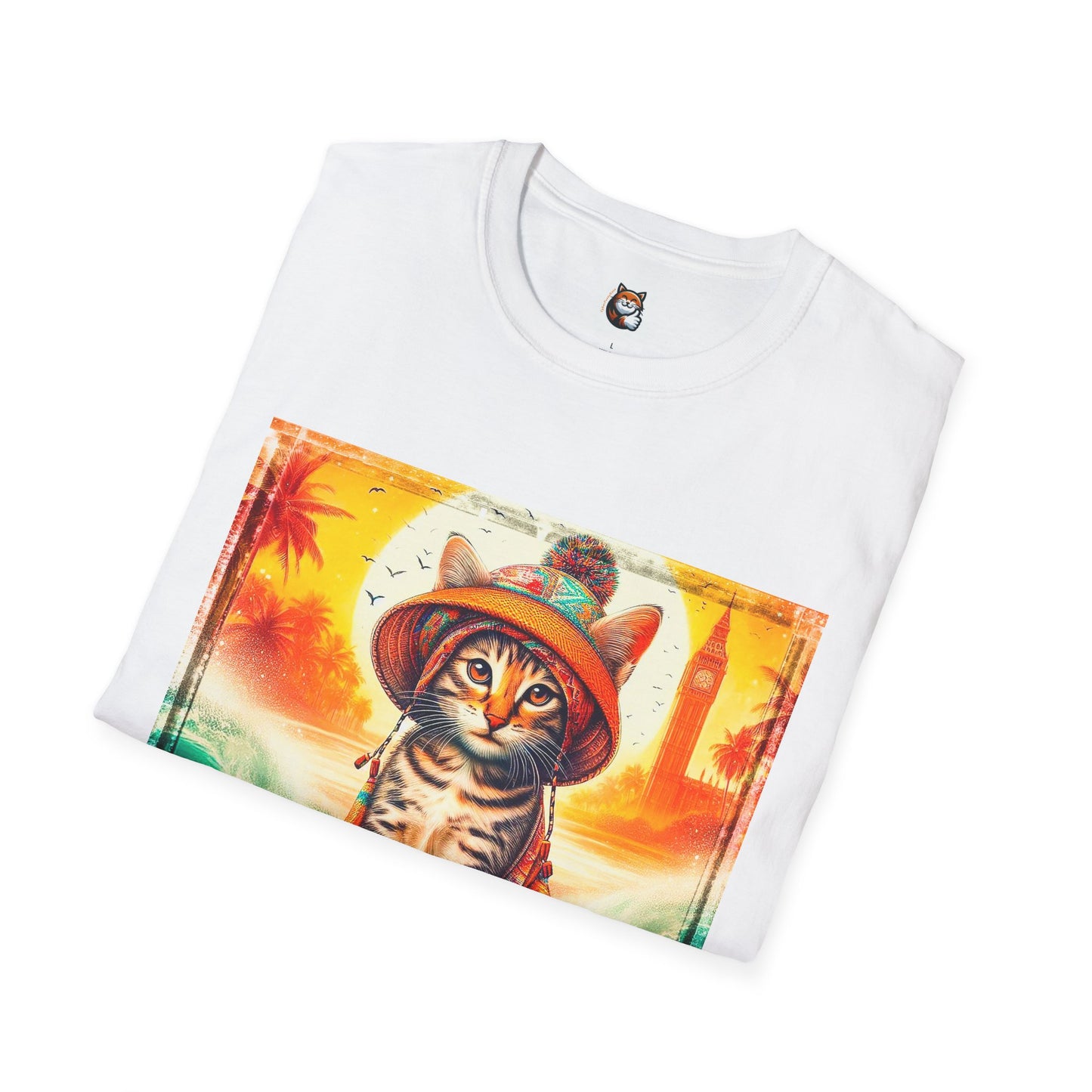 Domestic Cat Unisex Softstyle T-Shirt