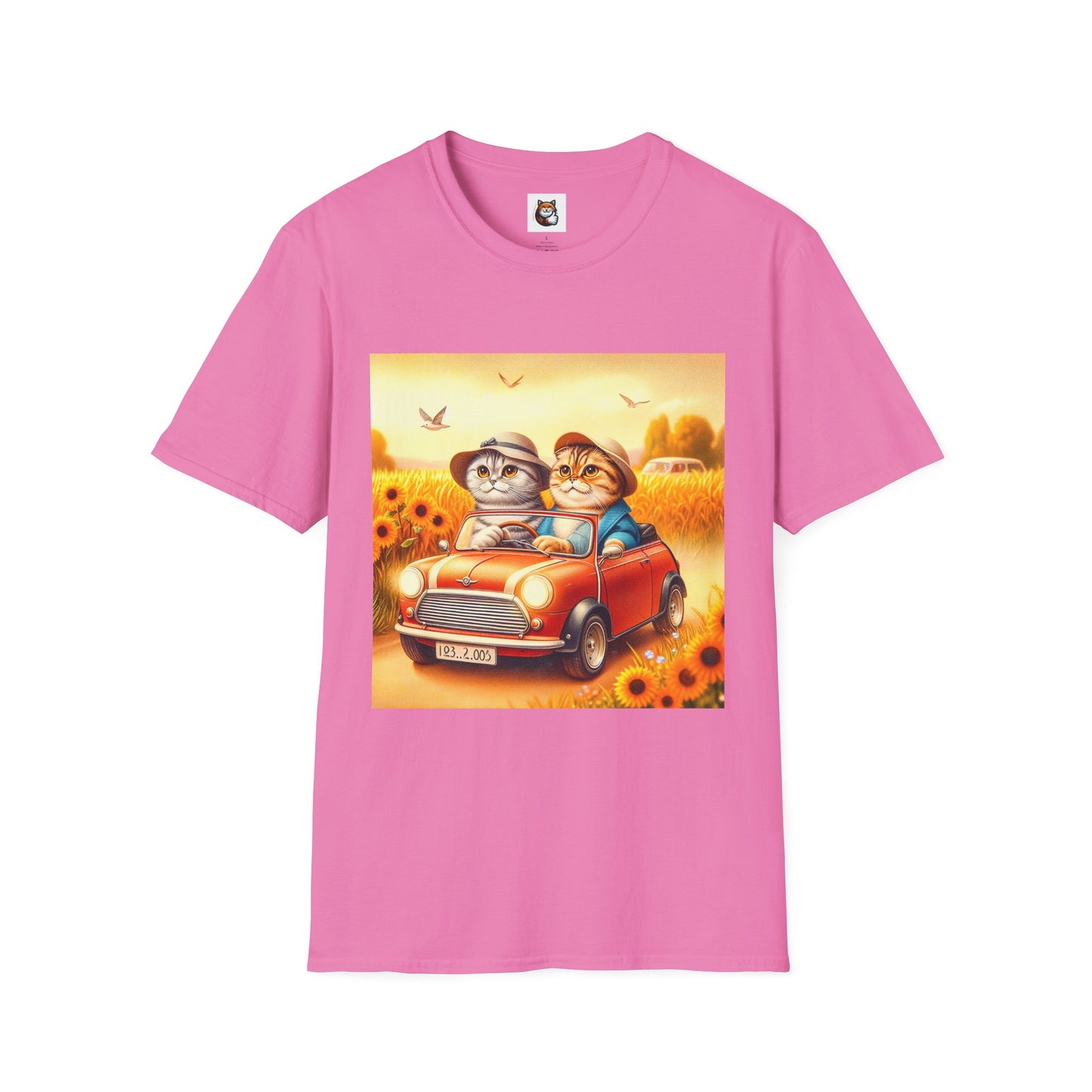 Scottish Fold pretty flowers shirt