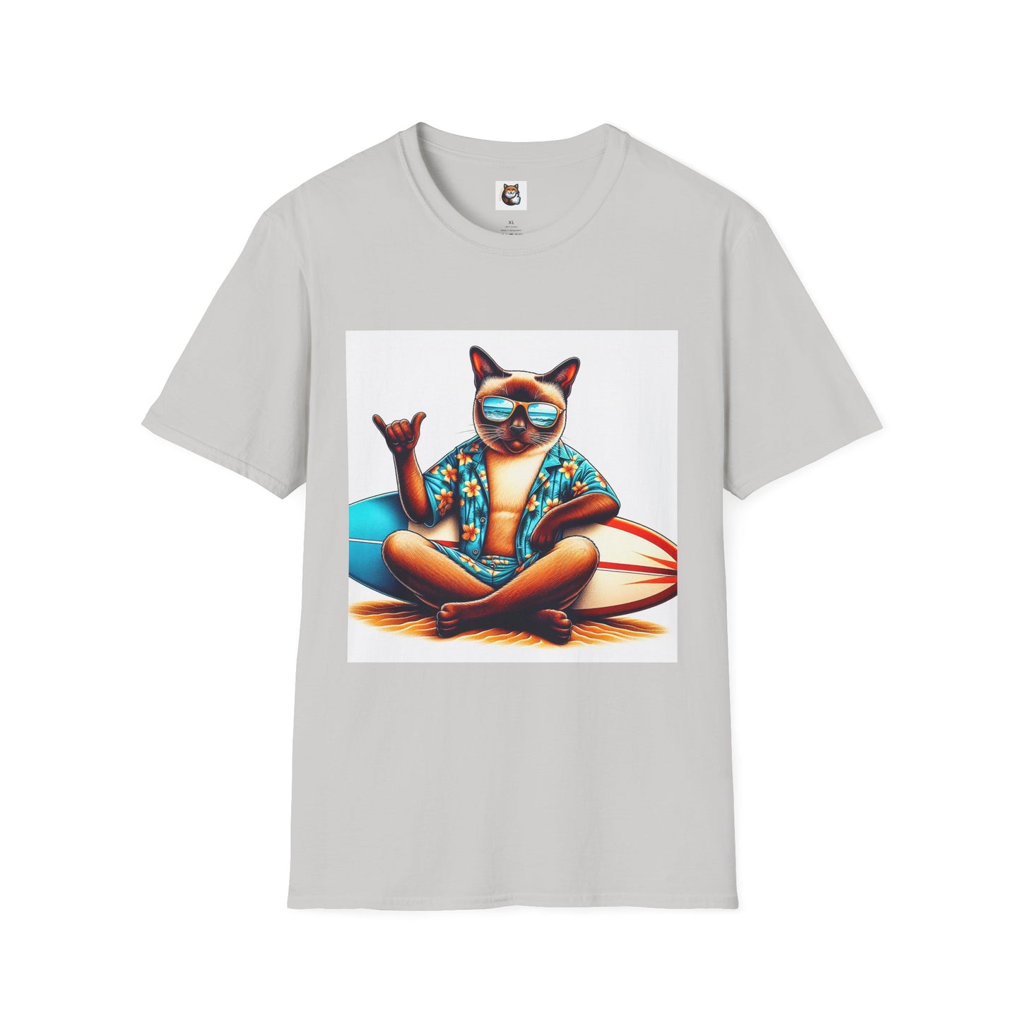 Siamese Cat surfing