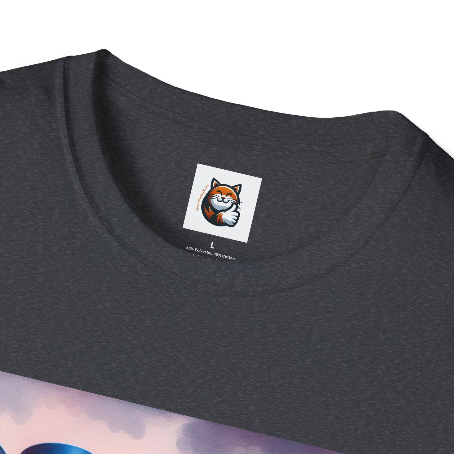 Russian Blue Cat tiny car T-Shirt