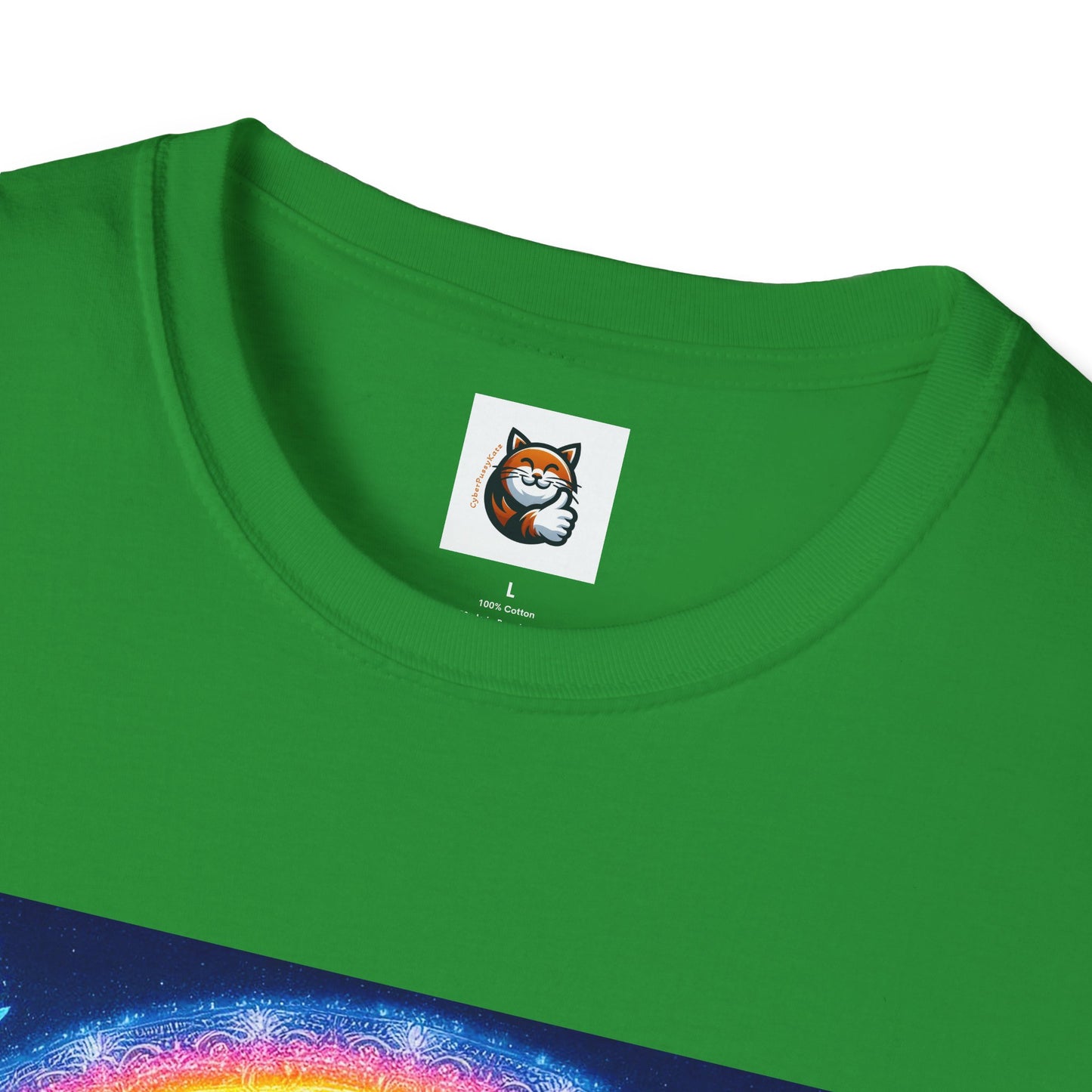 Russian Blue Cat rainbow T-Shirt