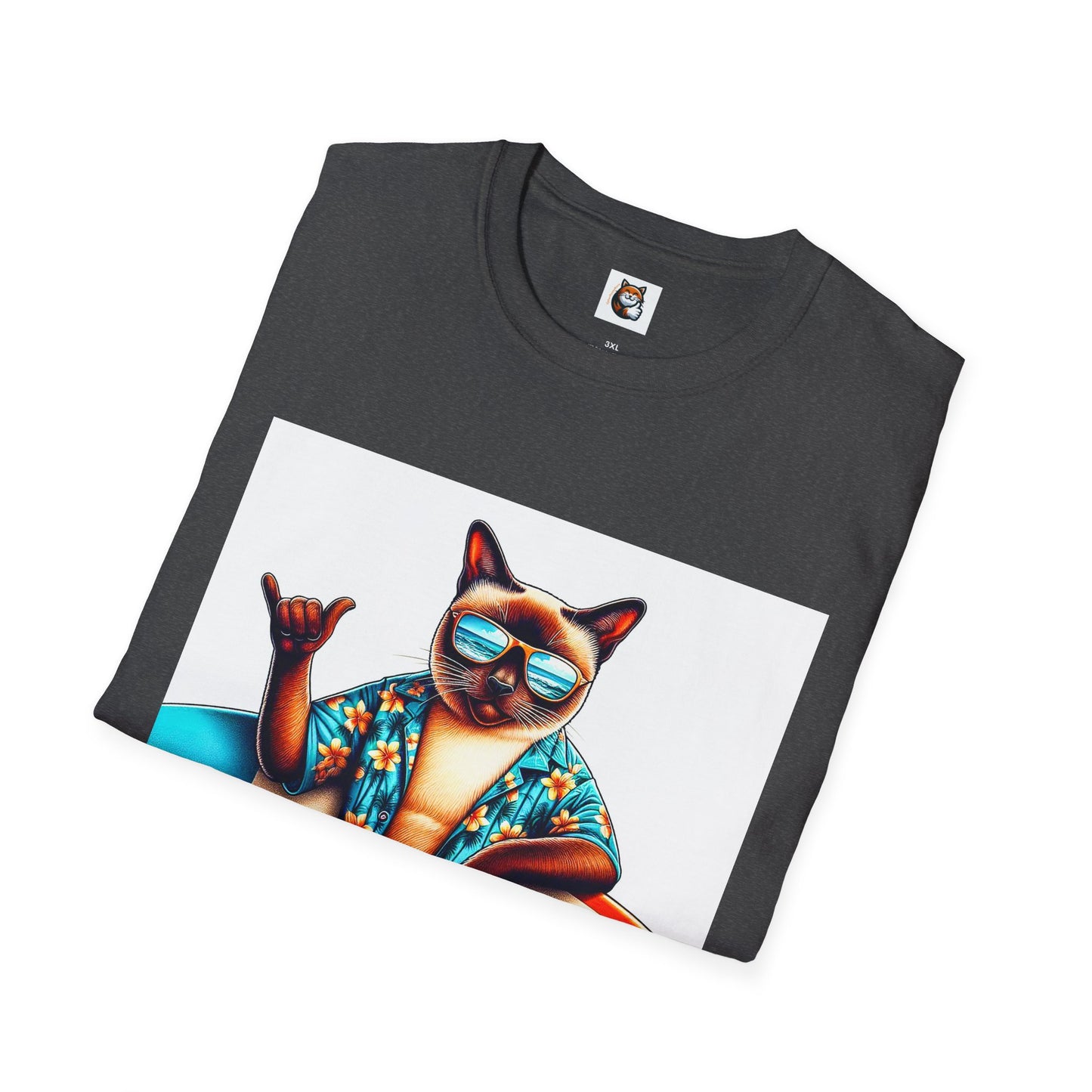 Siamese Cat surfing