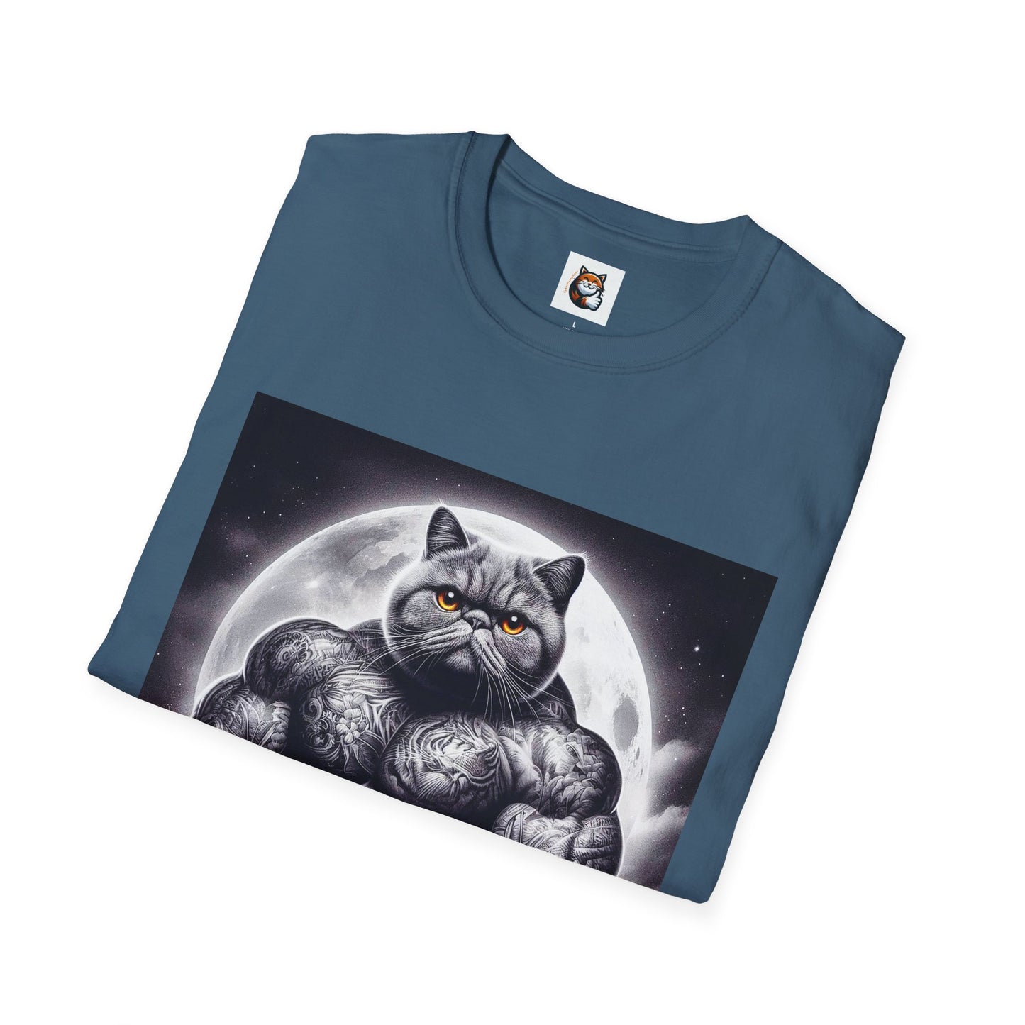 Exotic Shorthair Cat Unisex Softstyle T-Shirt