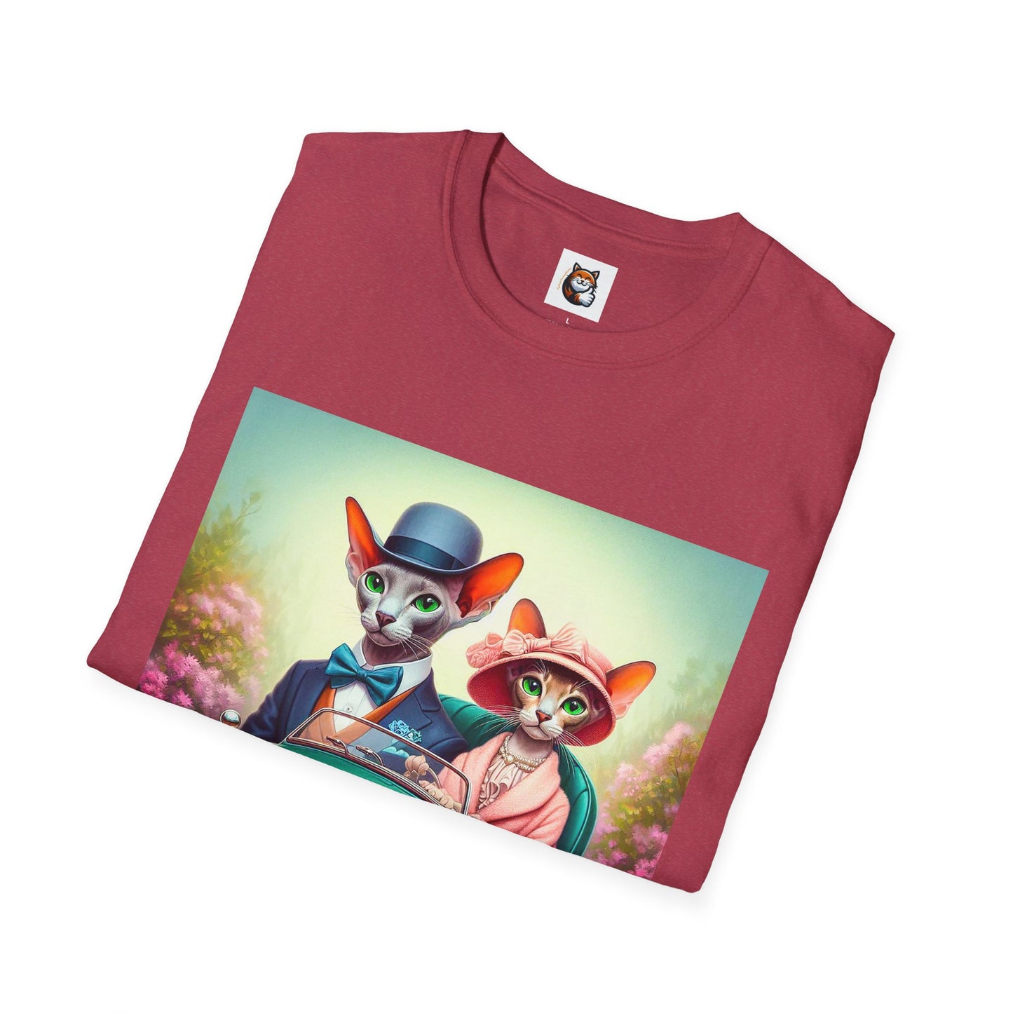 Wacky Oriental Shorthair Unisex Softstyle T-Shirt