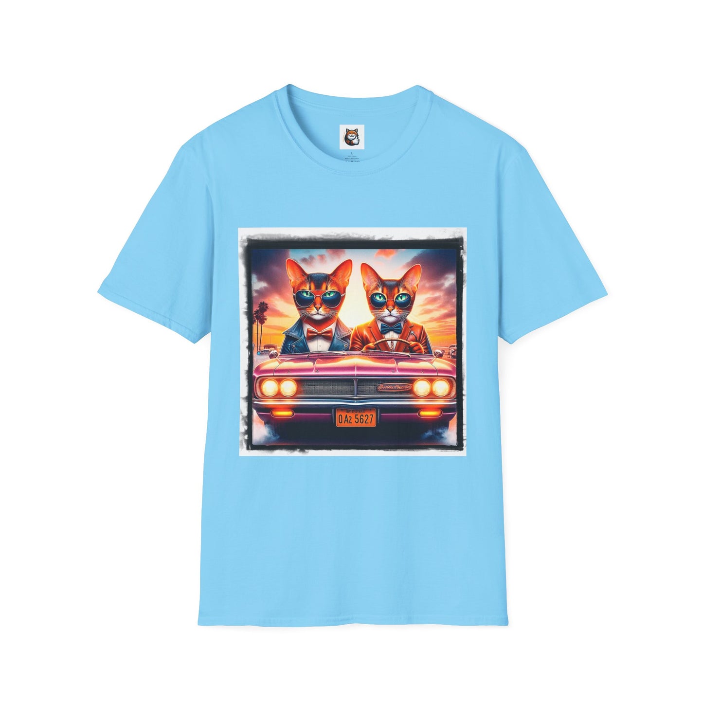 Wacky car driving Unisex Softstyle T-Shirt
