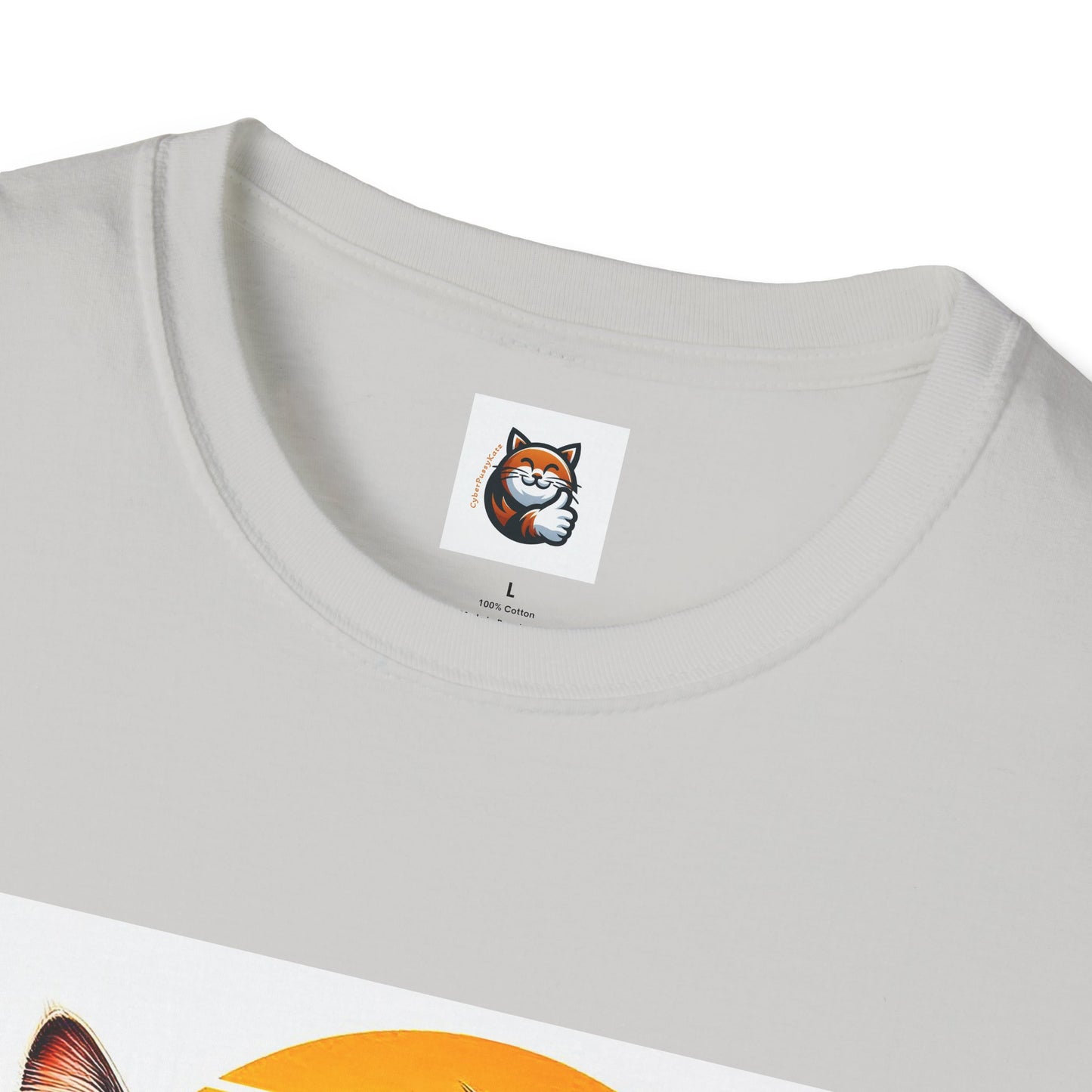 British Shorthair surfing Softstyle T-Shirt