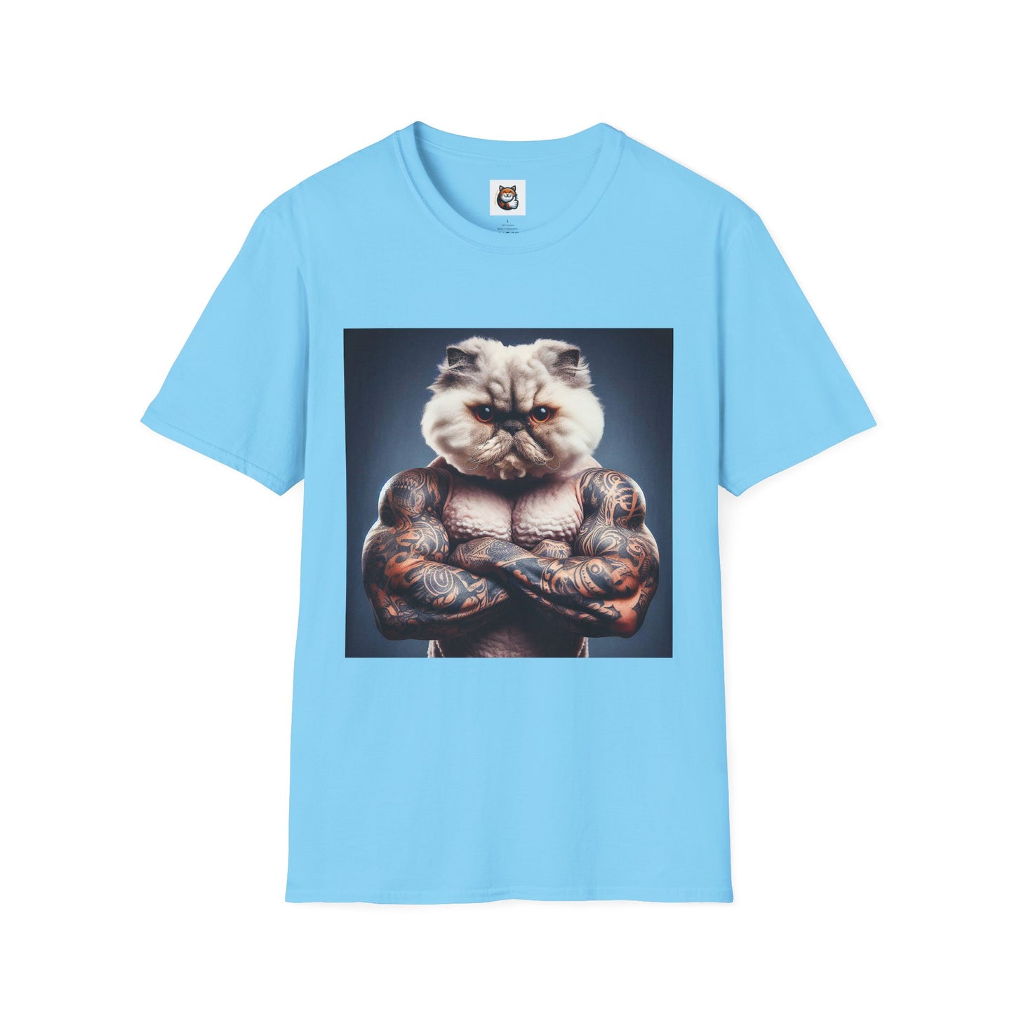 Selkirk Rex Cat T-Shirt - gym day
