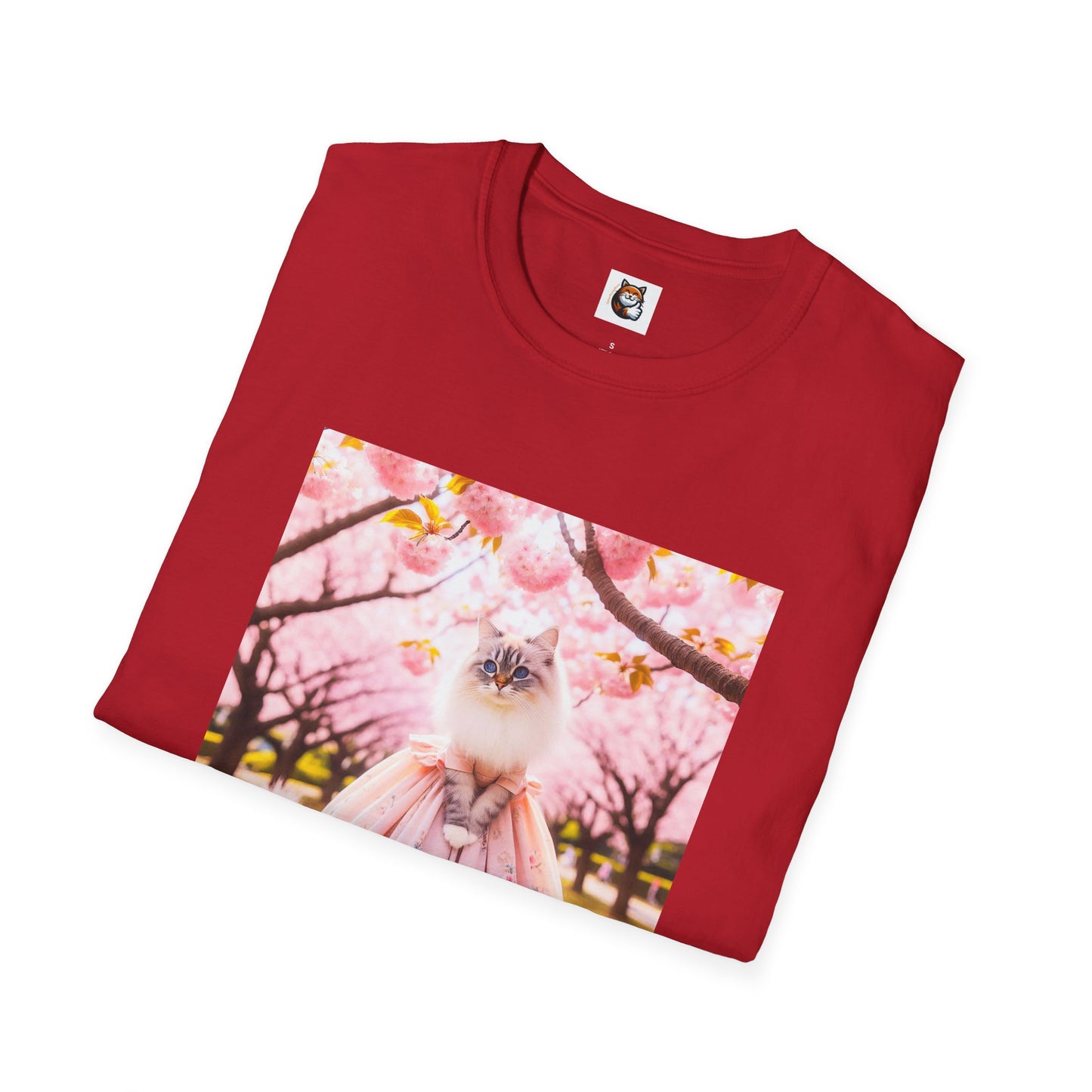 Siberian Cat pink dress shirt