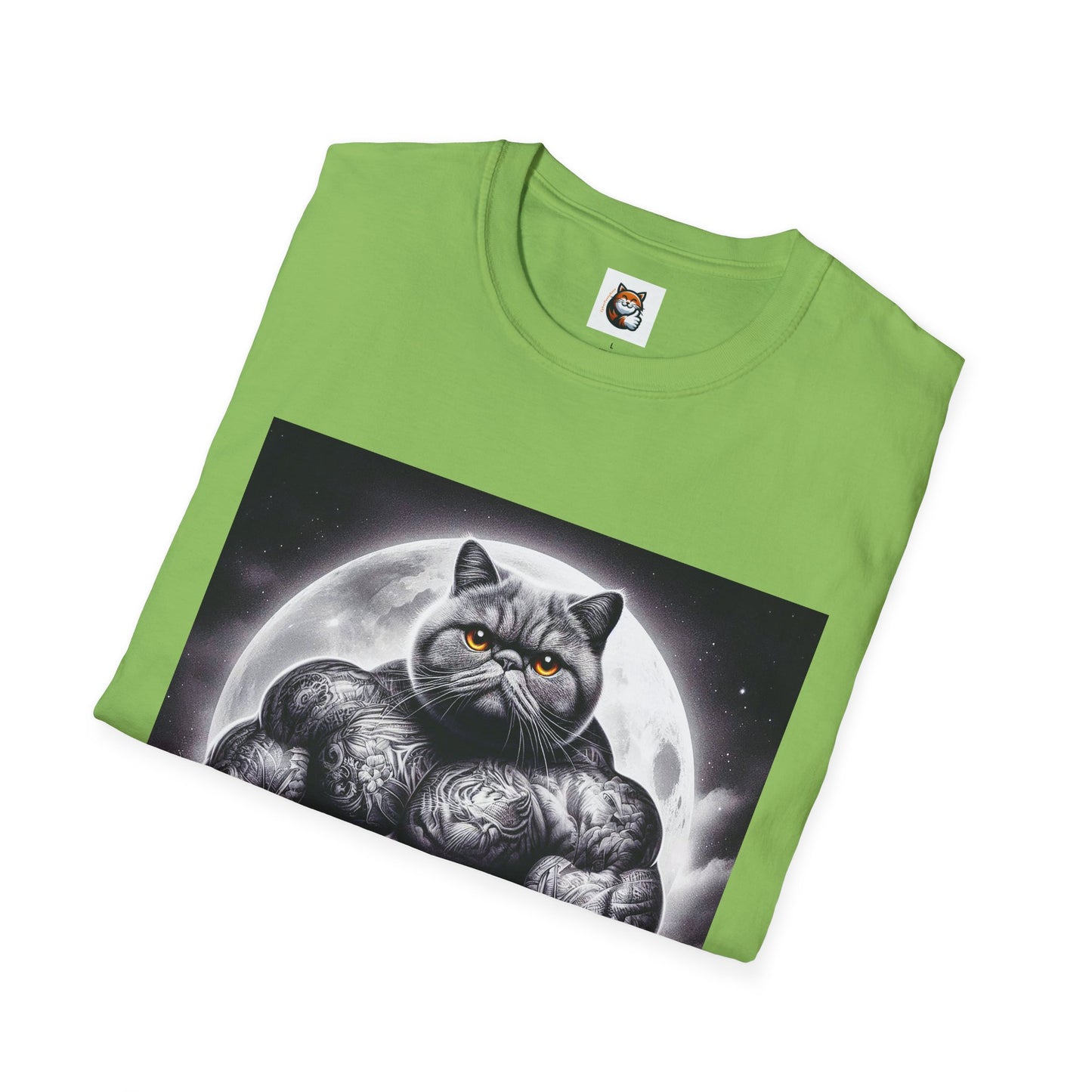 Exotic Shorthair Cat Unisex Softstyle T-Shirt