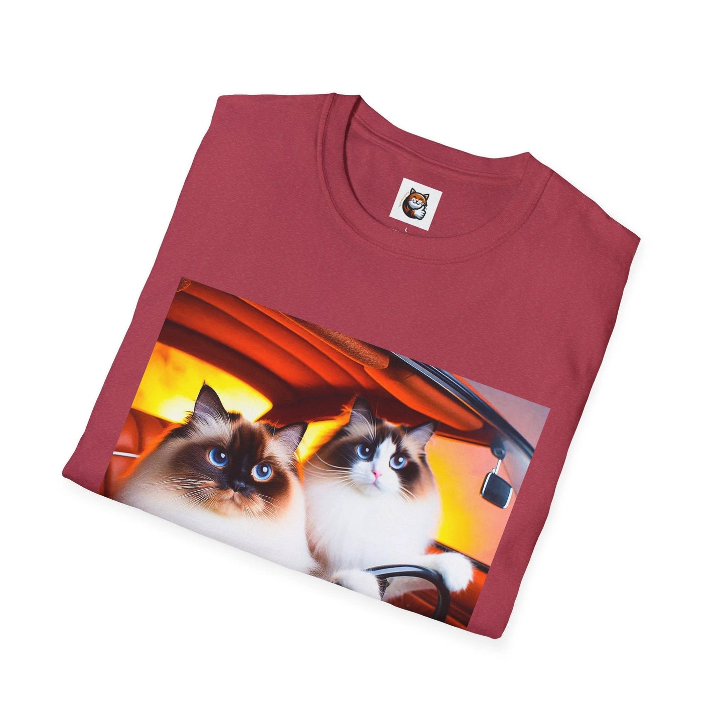 Wacky Ragdoll Unisex Softstyle T-Shirt by Printify