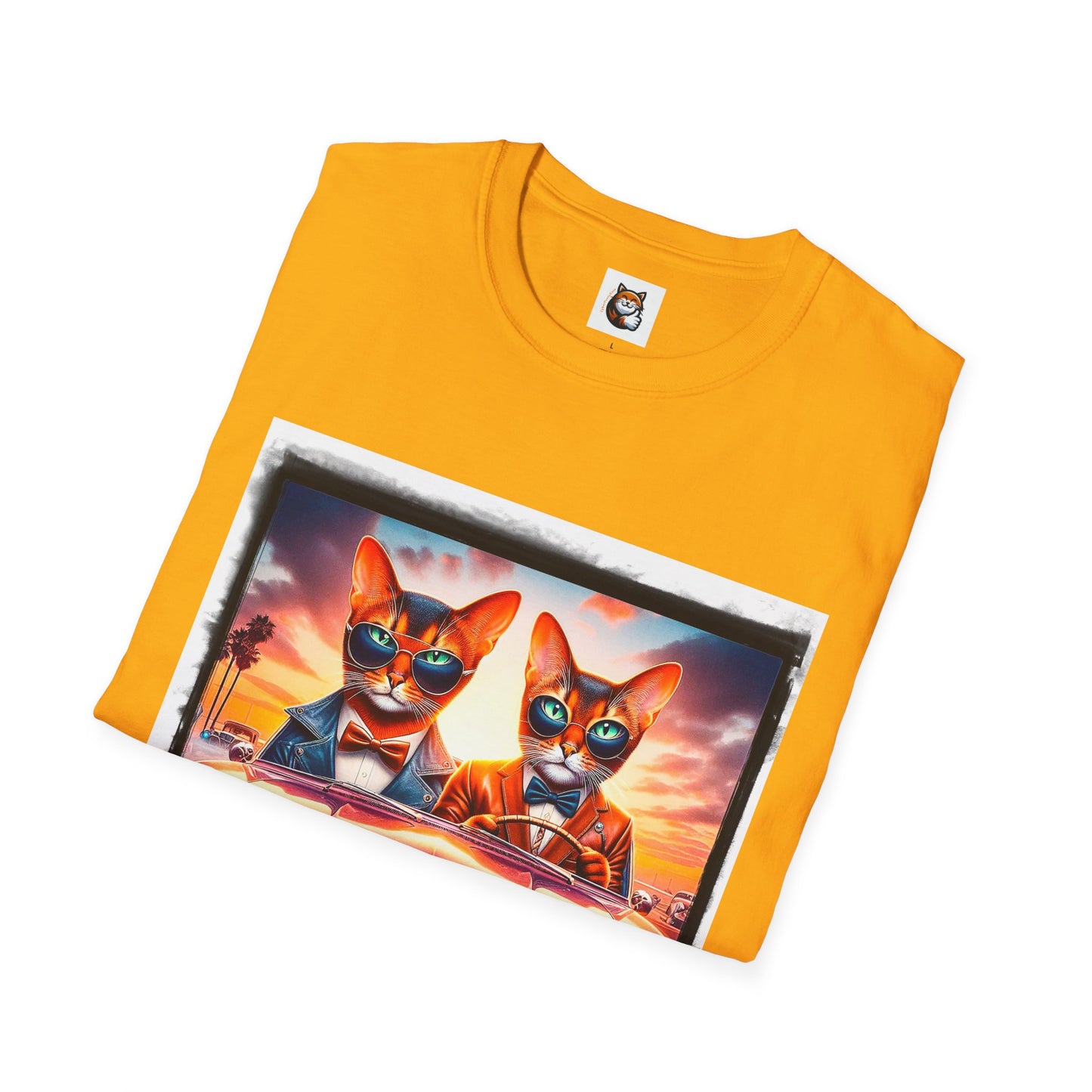Wacky car driving Unisex Softstyle T-Shirt