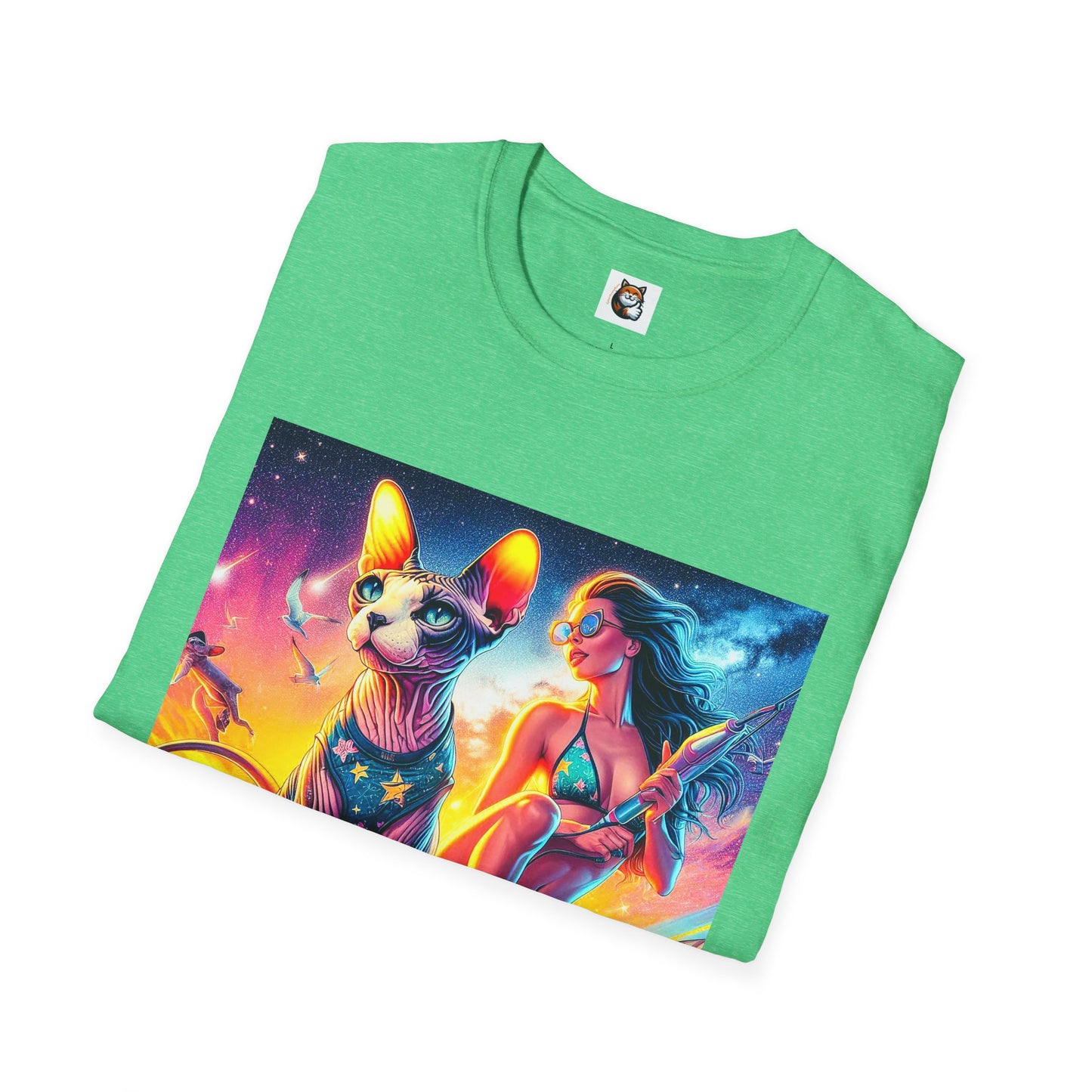 Sphynx Cat surfing queen shirt