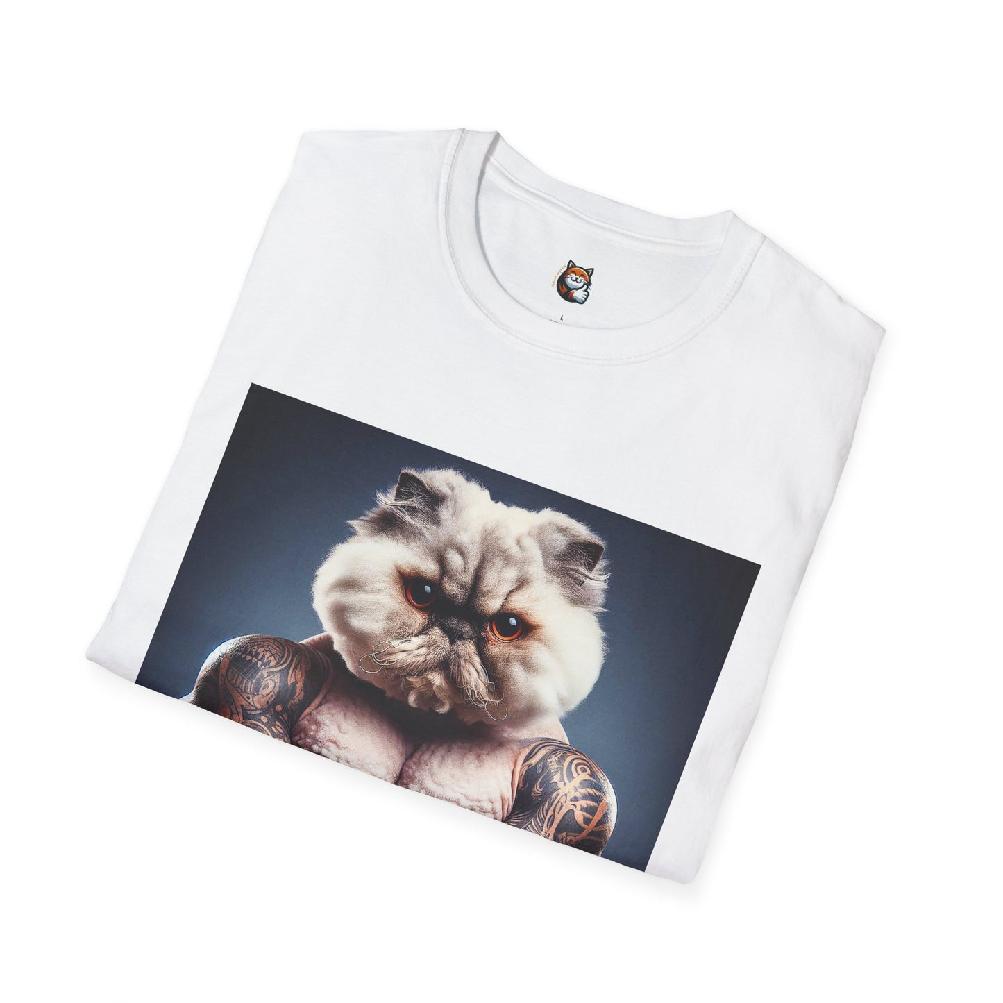 Selkirk Rex Cat T-Shirt - gym day