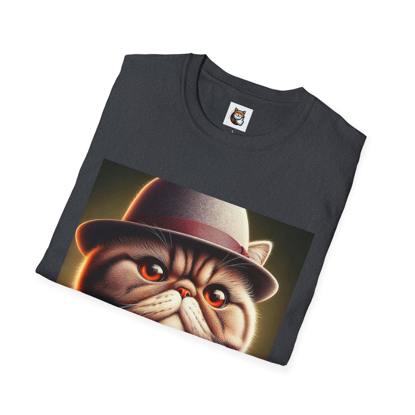 Exotic Shorthair Cat Unisex Softstyle T-Shirt