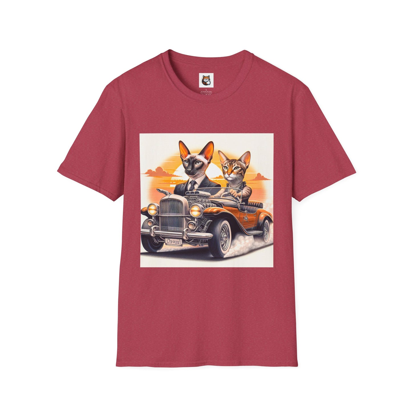Wacky Oriental Shorthair Unisex Softstyle T-Shirt