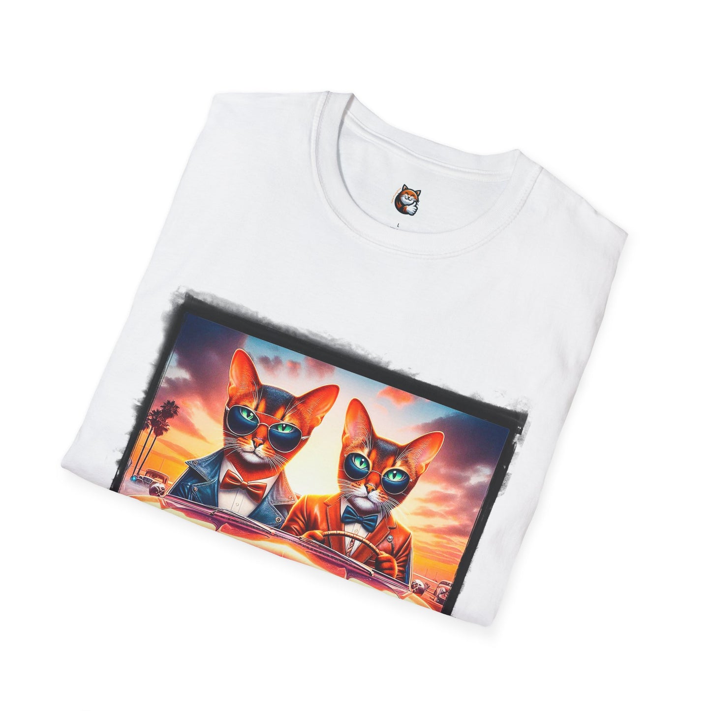 Wacky car driving Unisex Softstyle T-Shirt
