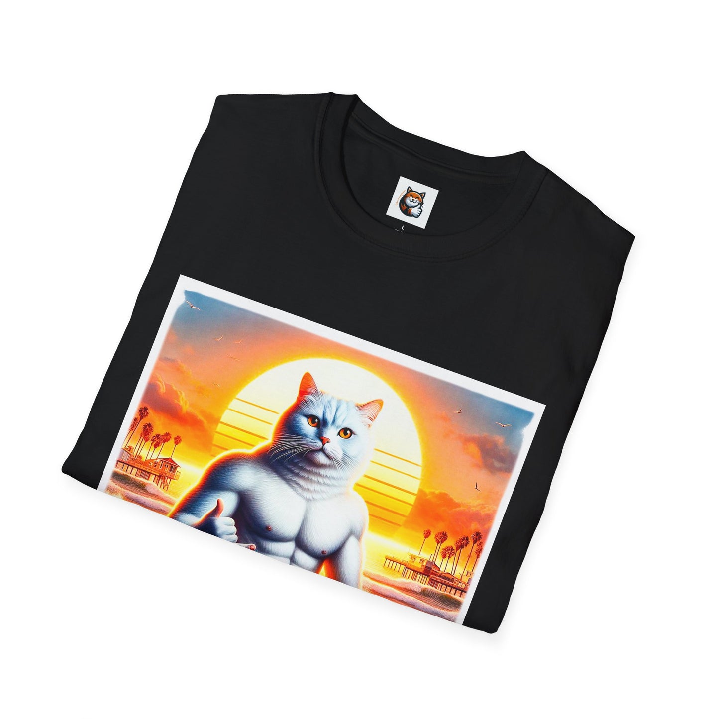 Domestic Cat Unisex Softstyle T-Shirt