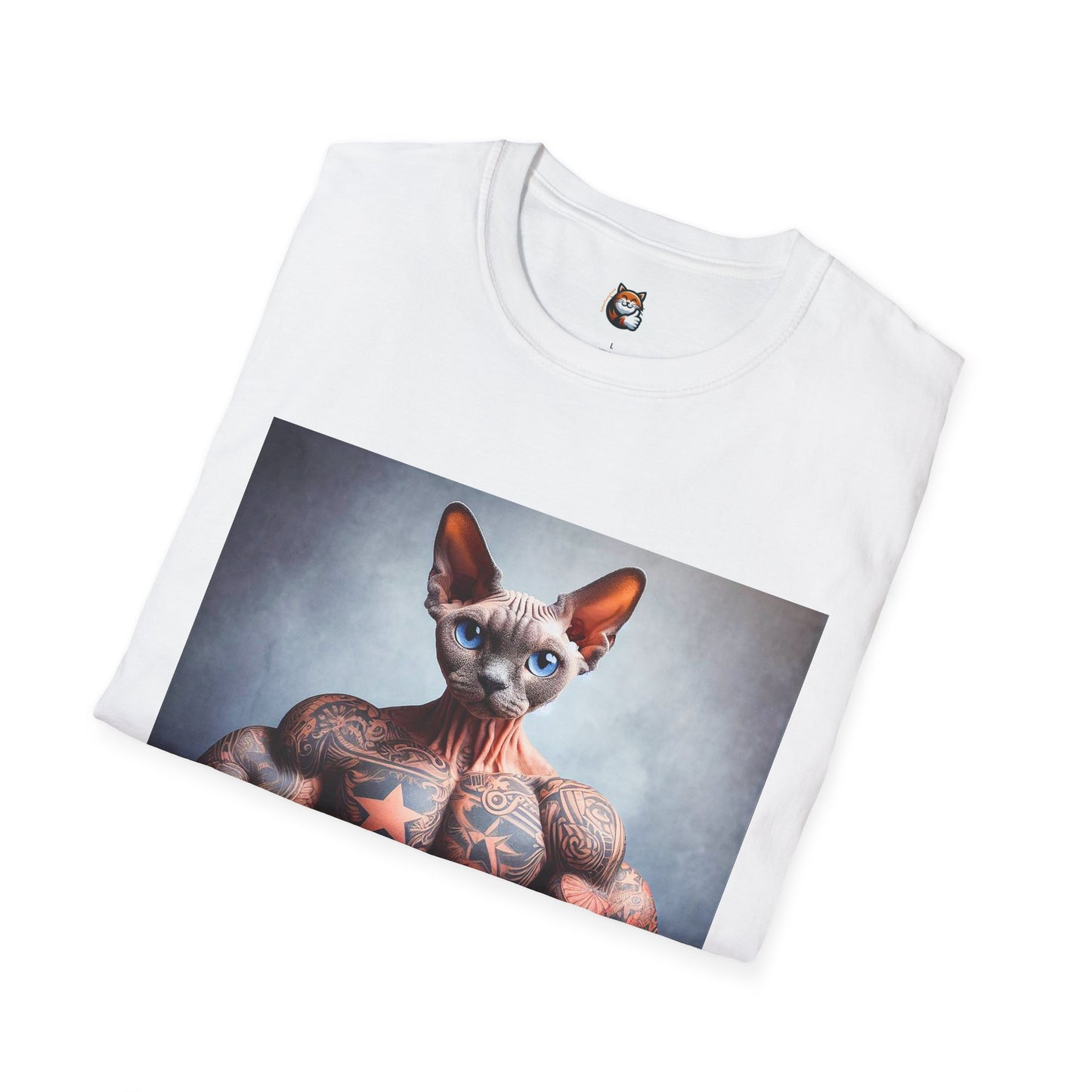 Devon Rex Cat Unisex Softstyle T-Shirt