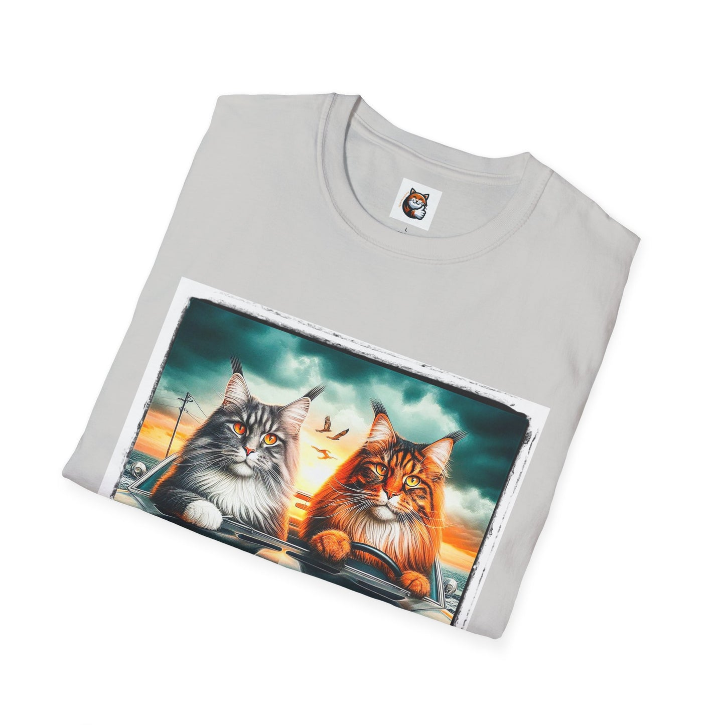 Wacky Maine Coon Unisex Softstyle T-Shirt