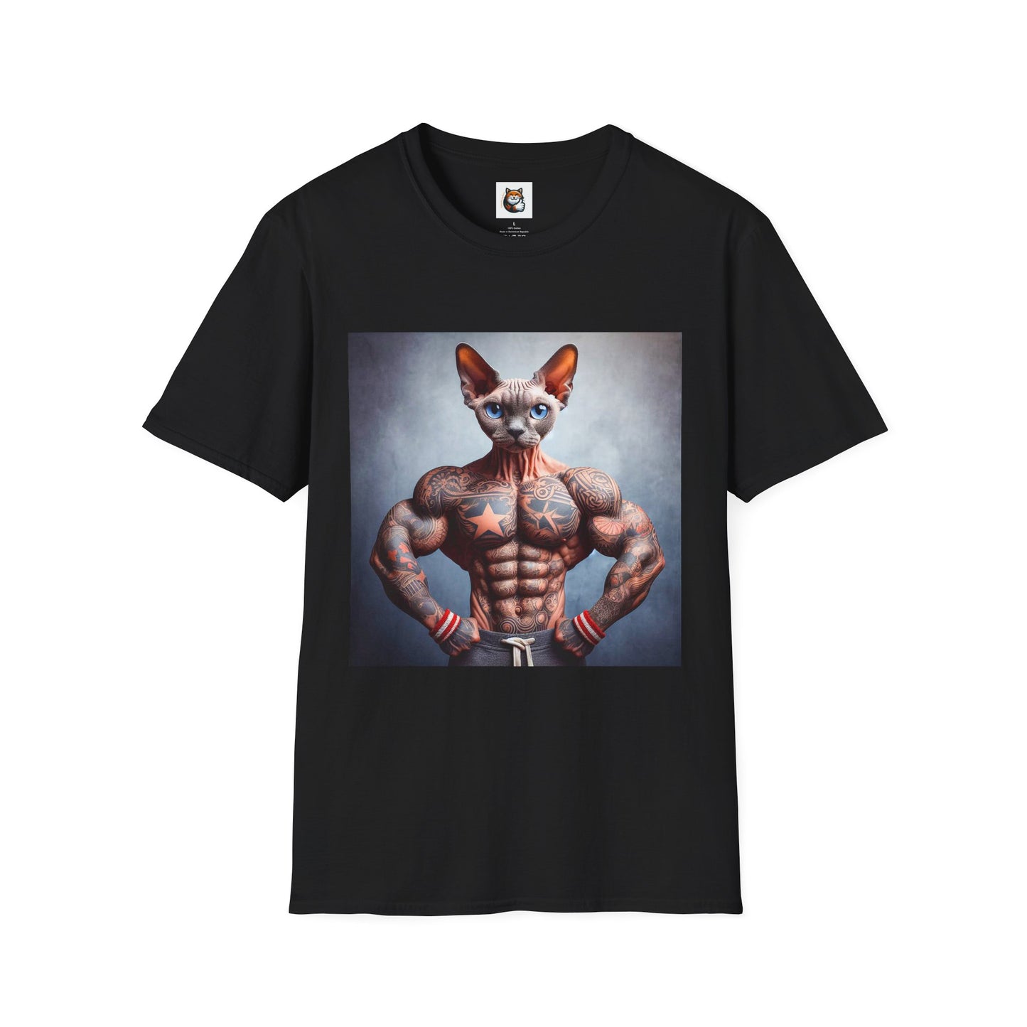 Devon Rex Cat Unisex Softstyle T-Shirt