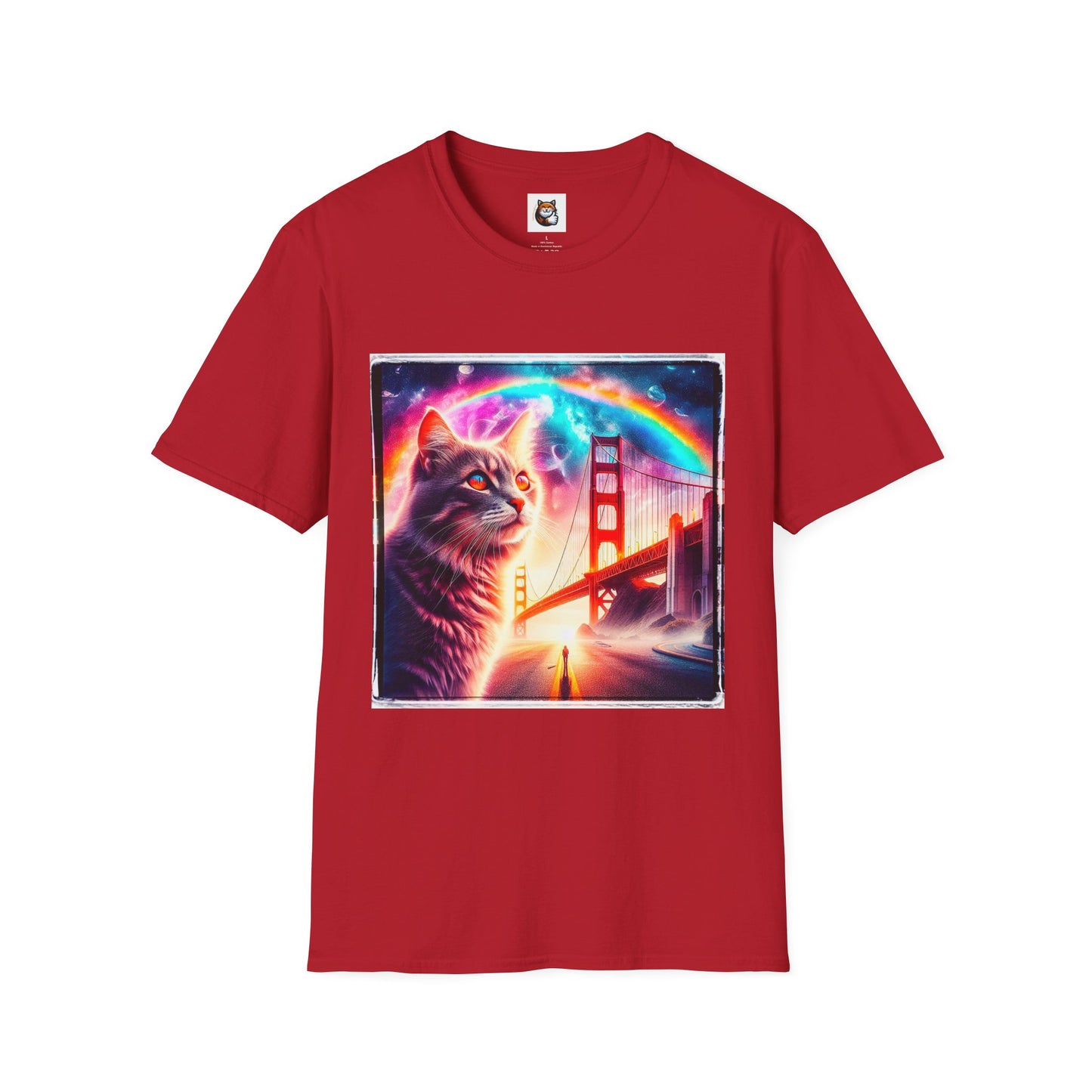 Domestic Cat Unisex Softstyle T-Shirt
