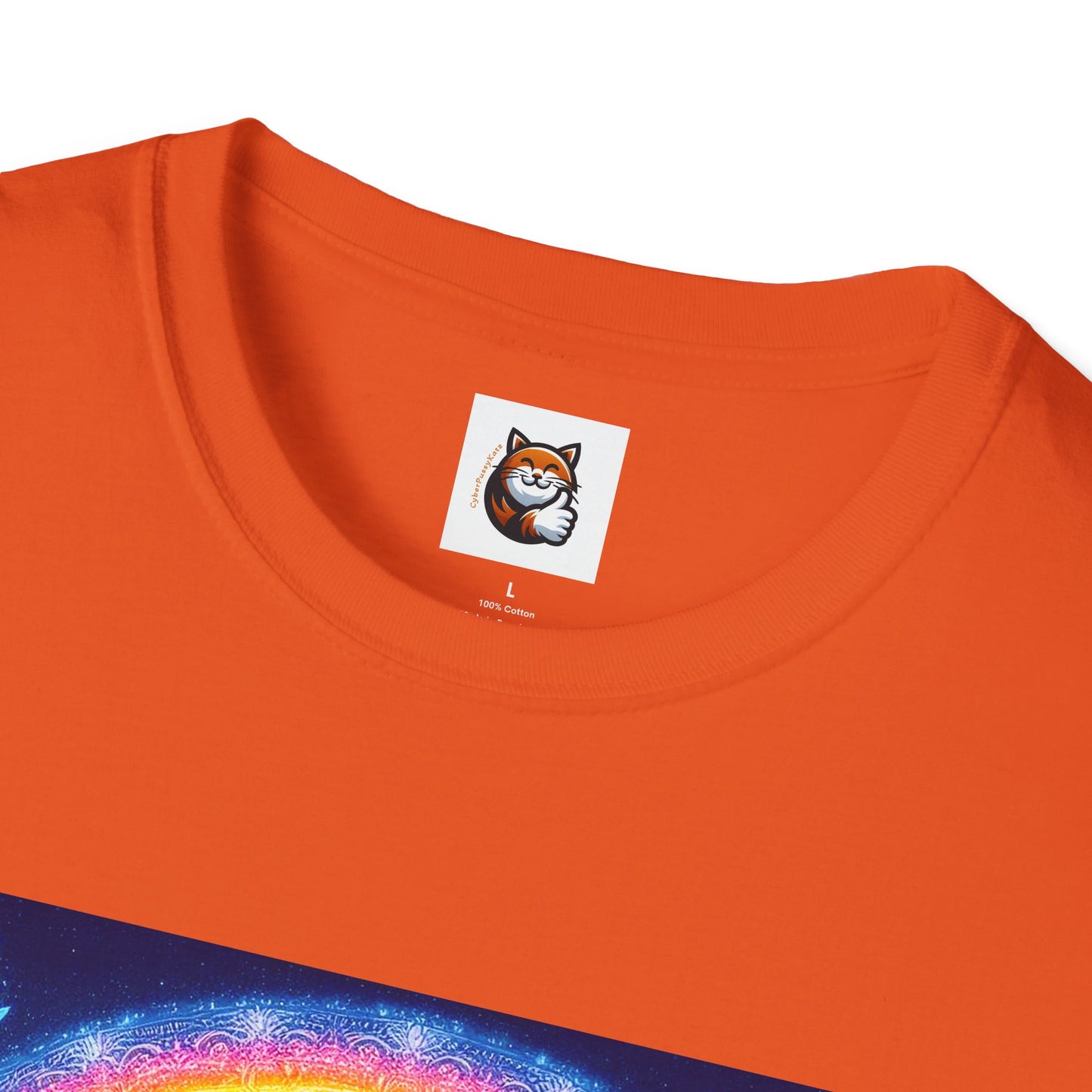 Russian Blue Cat rainbow T-Shirt